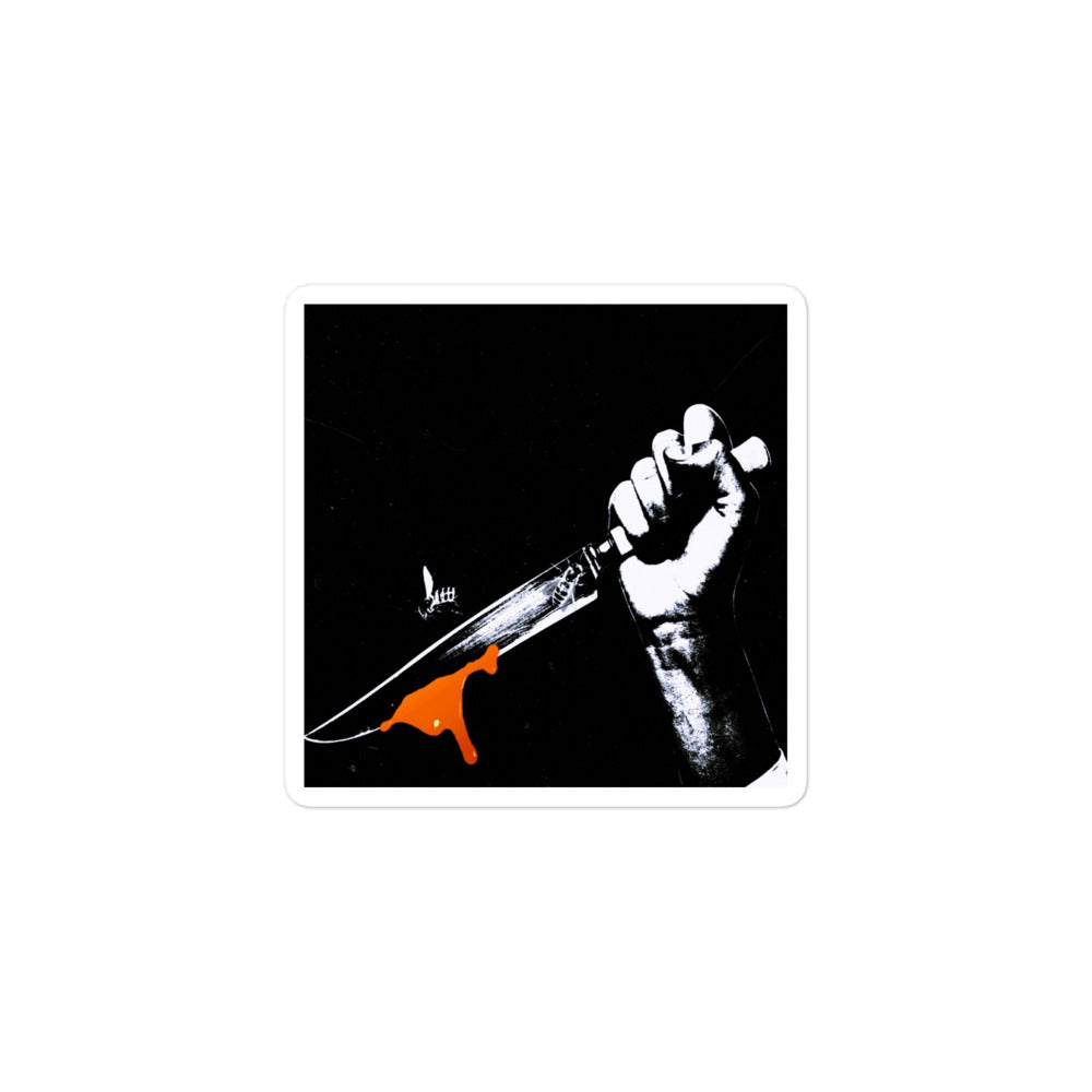 Bee Knife Sticker