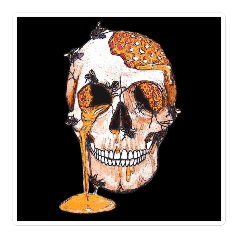 HighveMindMusic Skull Sticker