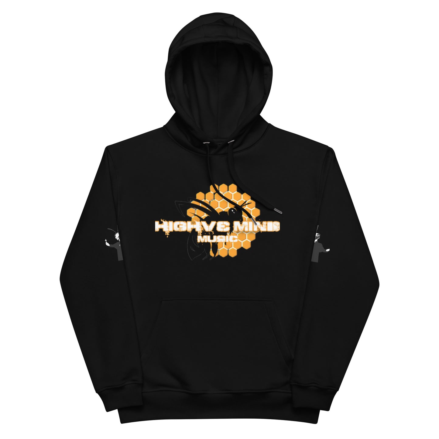 Premium eco hoodie Classic Logo/Bee Knife on back