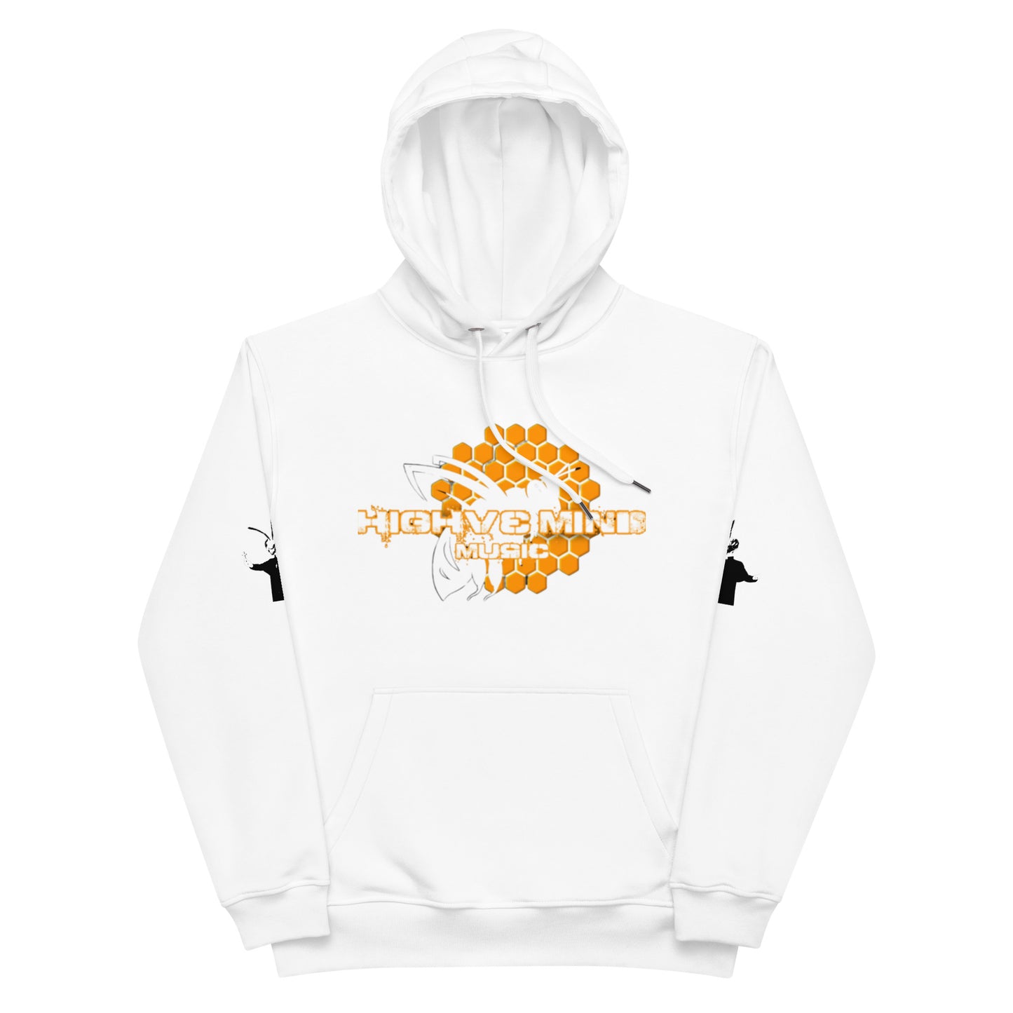 Premium eco hoodie Classic Logo/Bee Knife on back