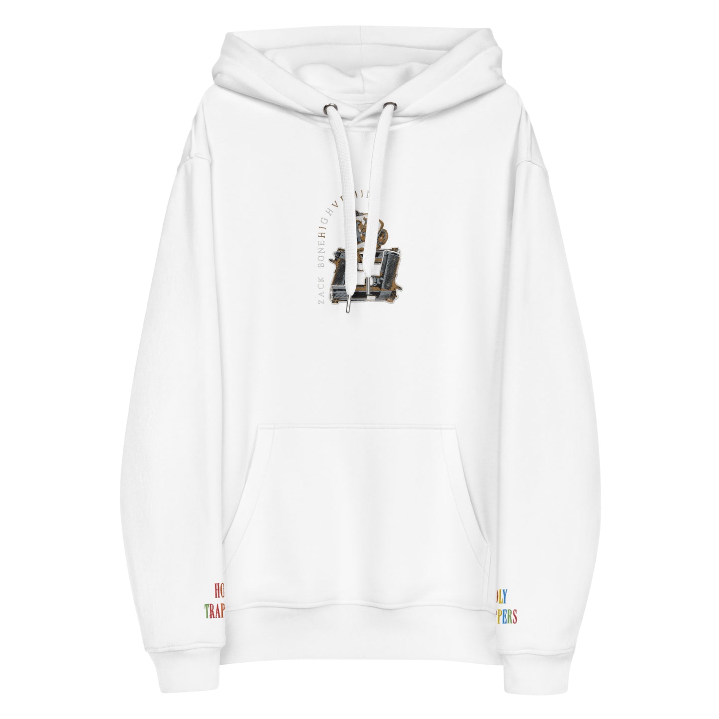 Premium Embroidered Holy Trapper Hoodie