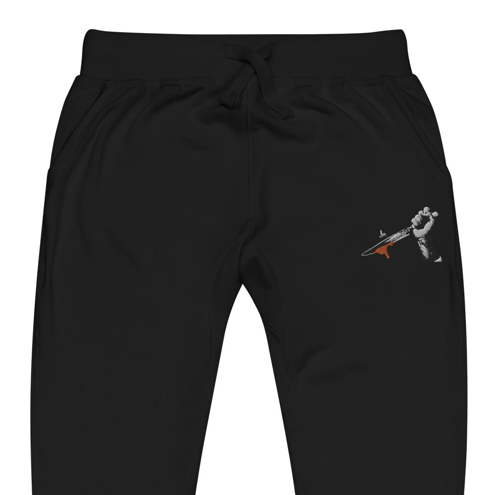 Embroidered Bee Knife Sweatpants