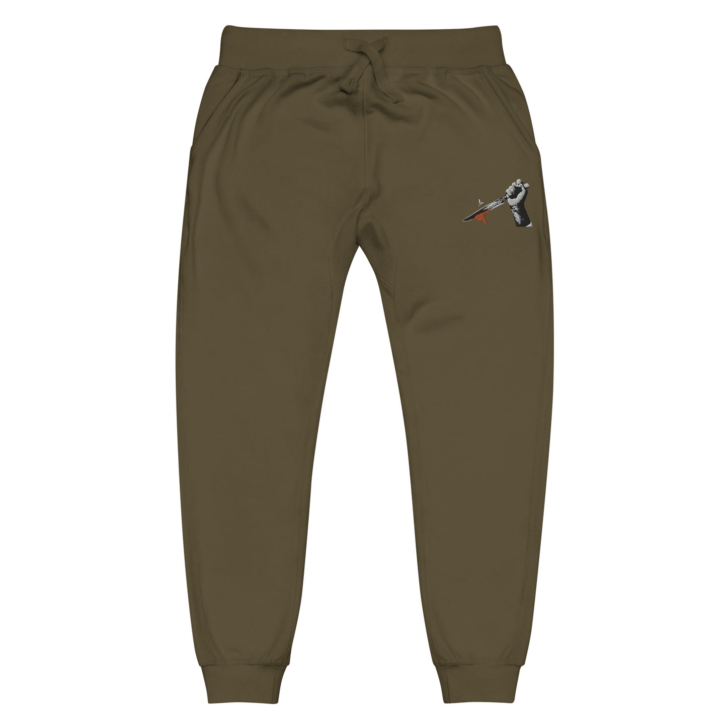 Embroidered Bee Knife Sweatpants