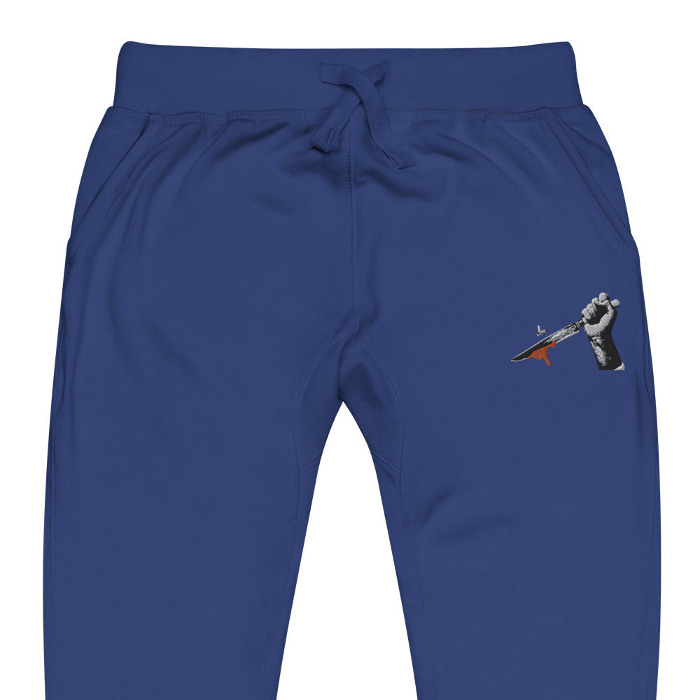 Embroidered Bee Knife Sweatpants