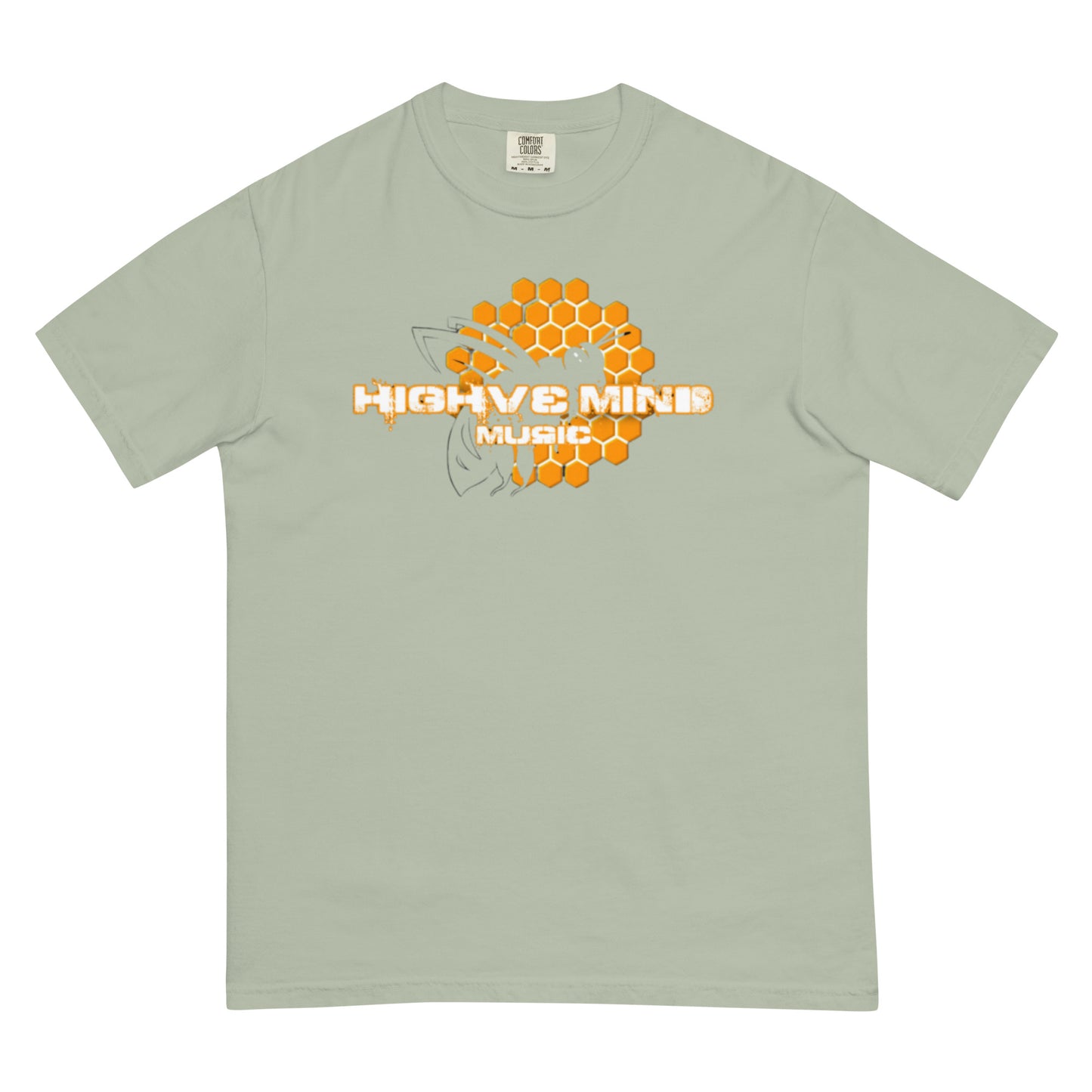 Unisex heavyweight t-shirt Classic Logo/Bee Knife on back
