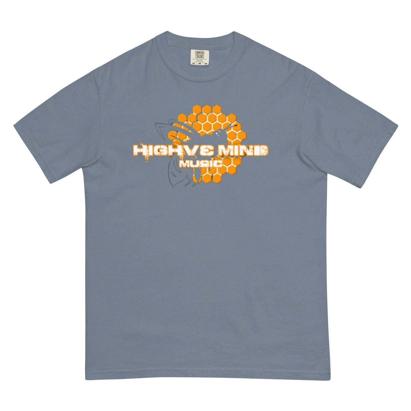 Unisex heavyweight t-shirt Classic Logo/Bee Knife on back