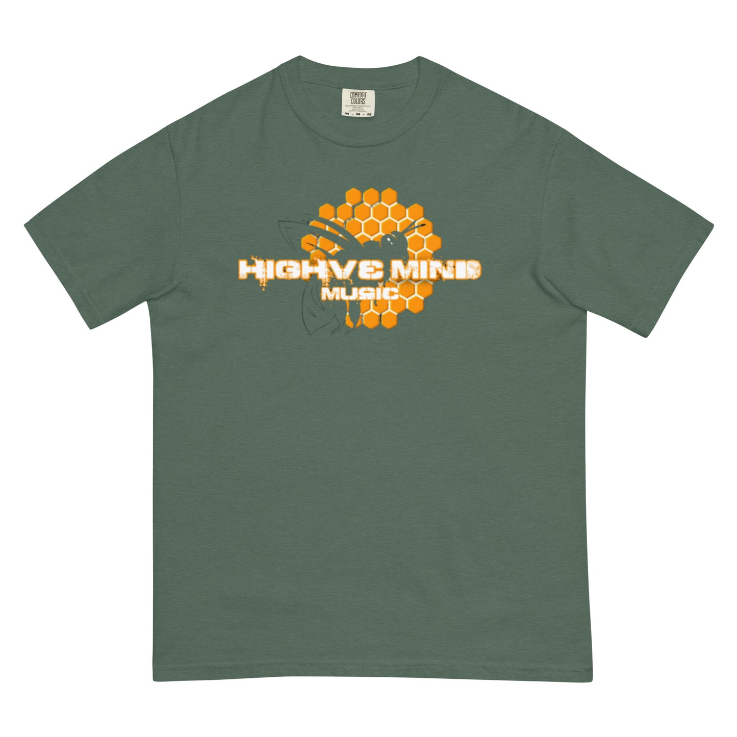 Unisex heavyweight t-shirt Classic Logo/Bee Knife on back