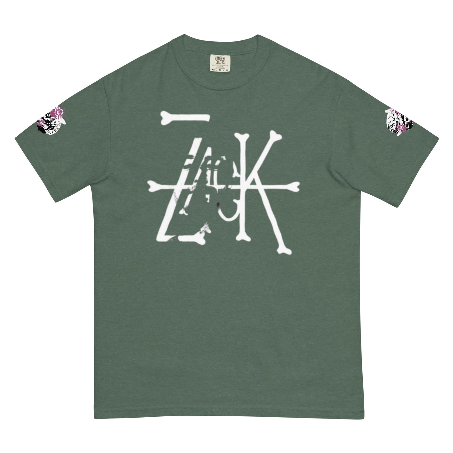 Zack Bone Tee (Bee Knife on back/Bee Brain on sleeves)