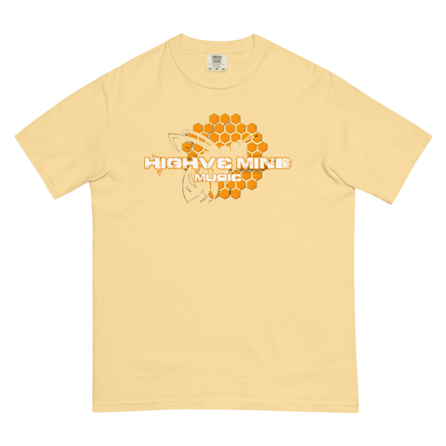 Unisex heavyweight t-shirt Classic Logo/Bee Knife on back