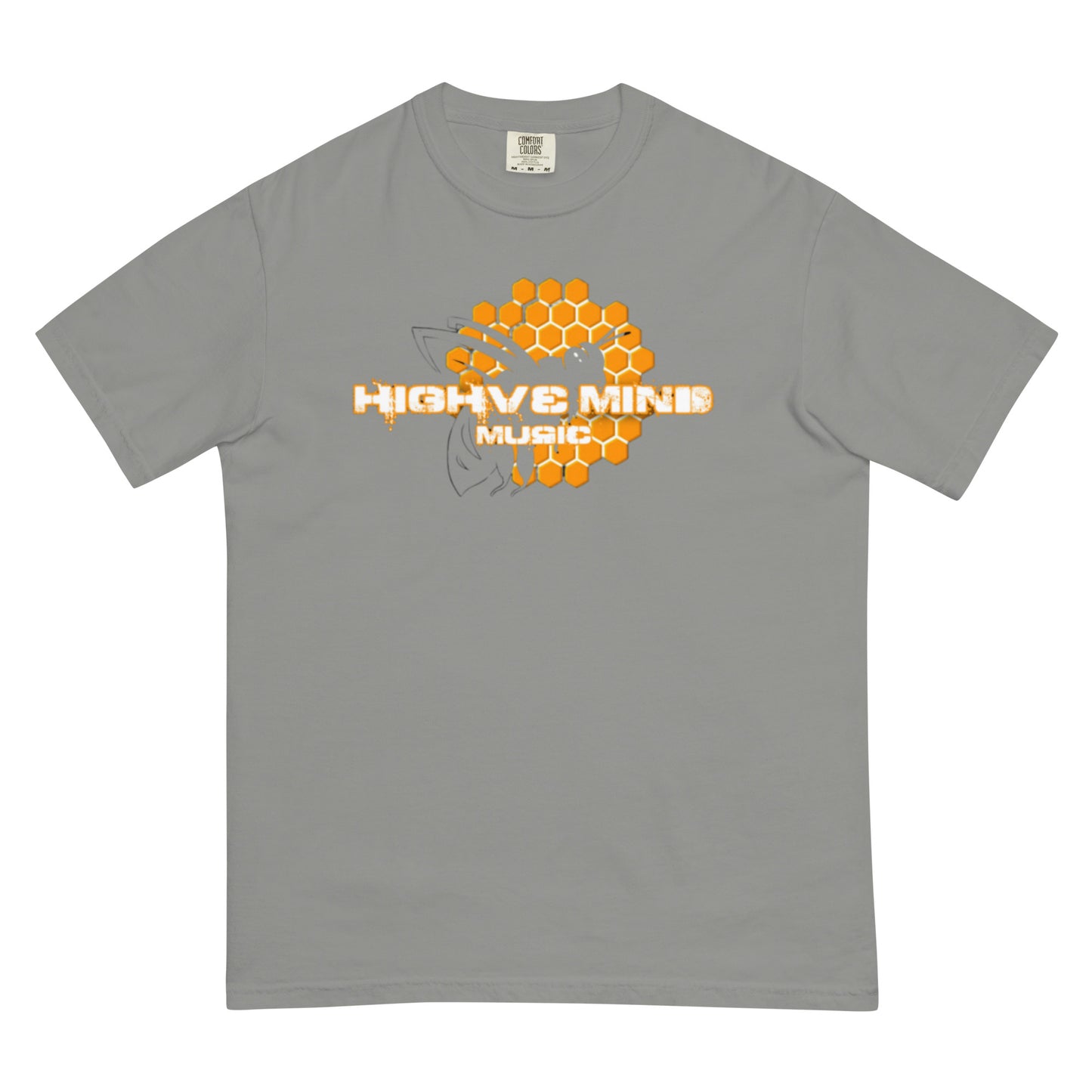 Unisex heavyweight t-shirt Classic Logo/Bee Knife on back