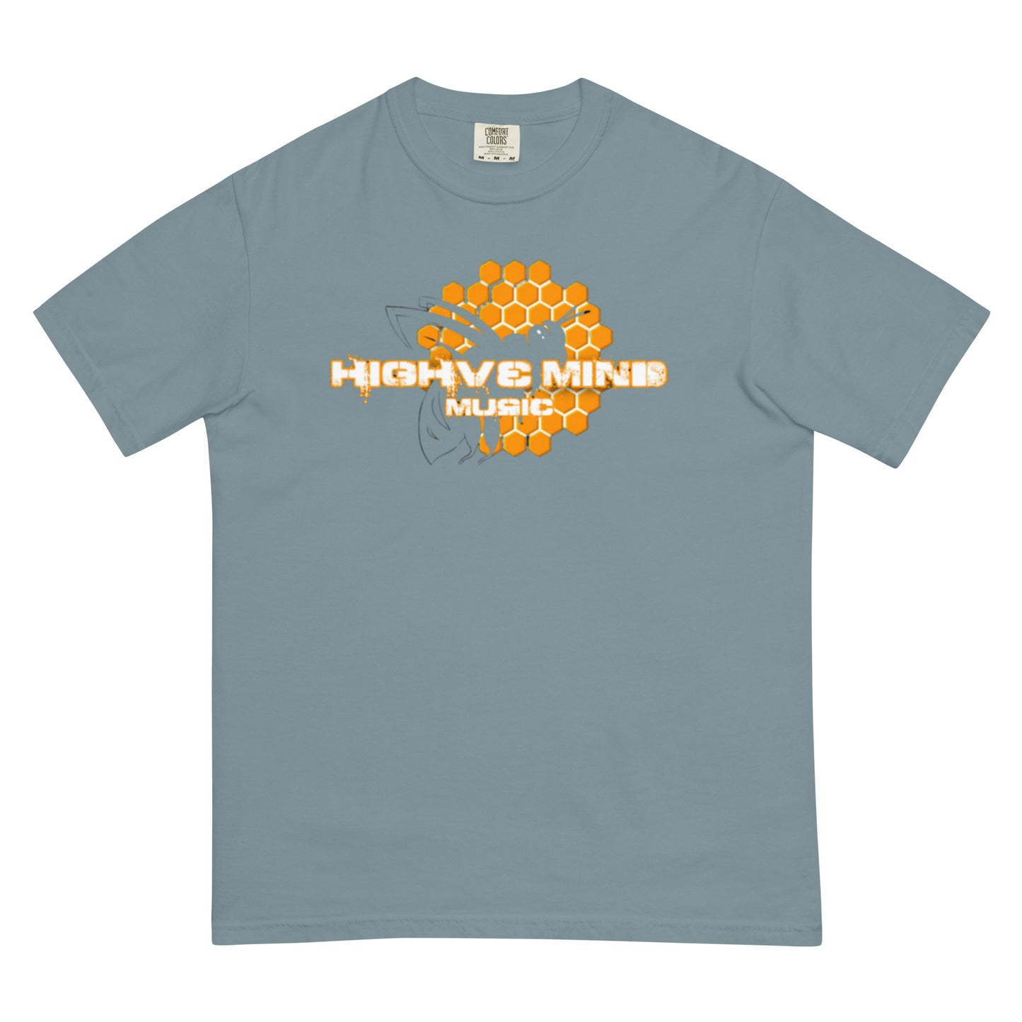 Unisex heavyweight t-shirt Classic Logo/Bee Knife on back