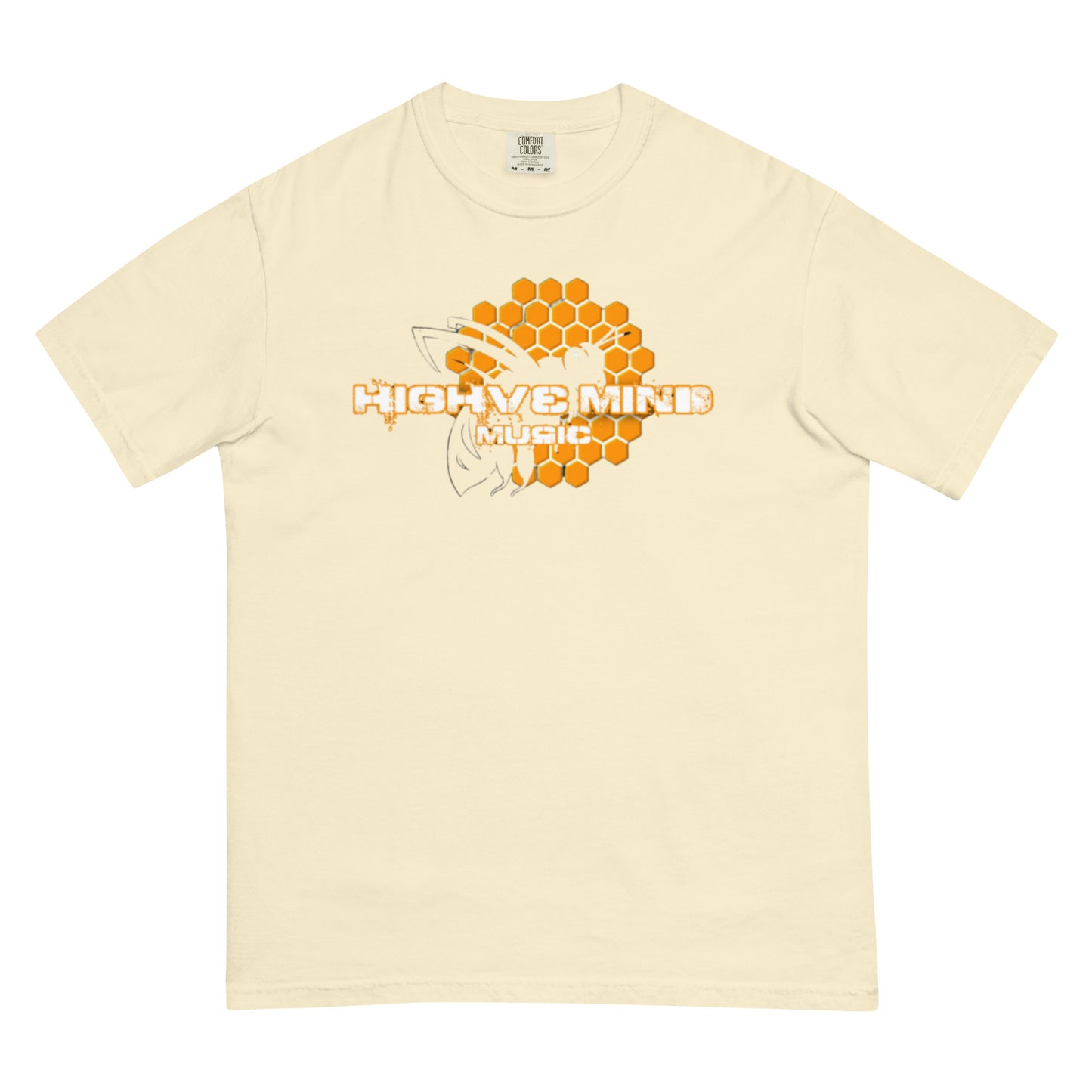 Unisex heavyweight t-shirt Classic Logo/Bee Knife on back