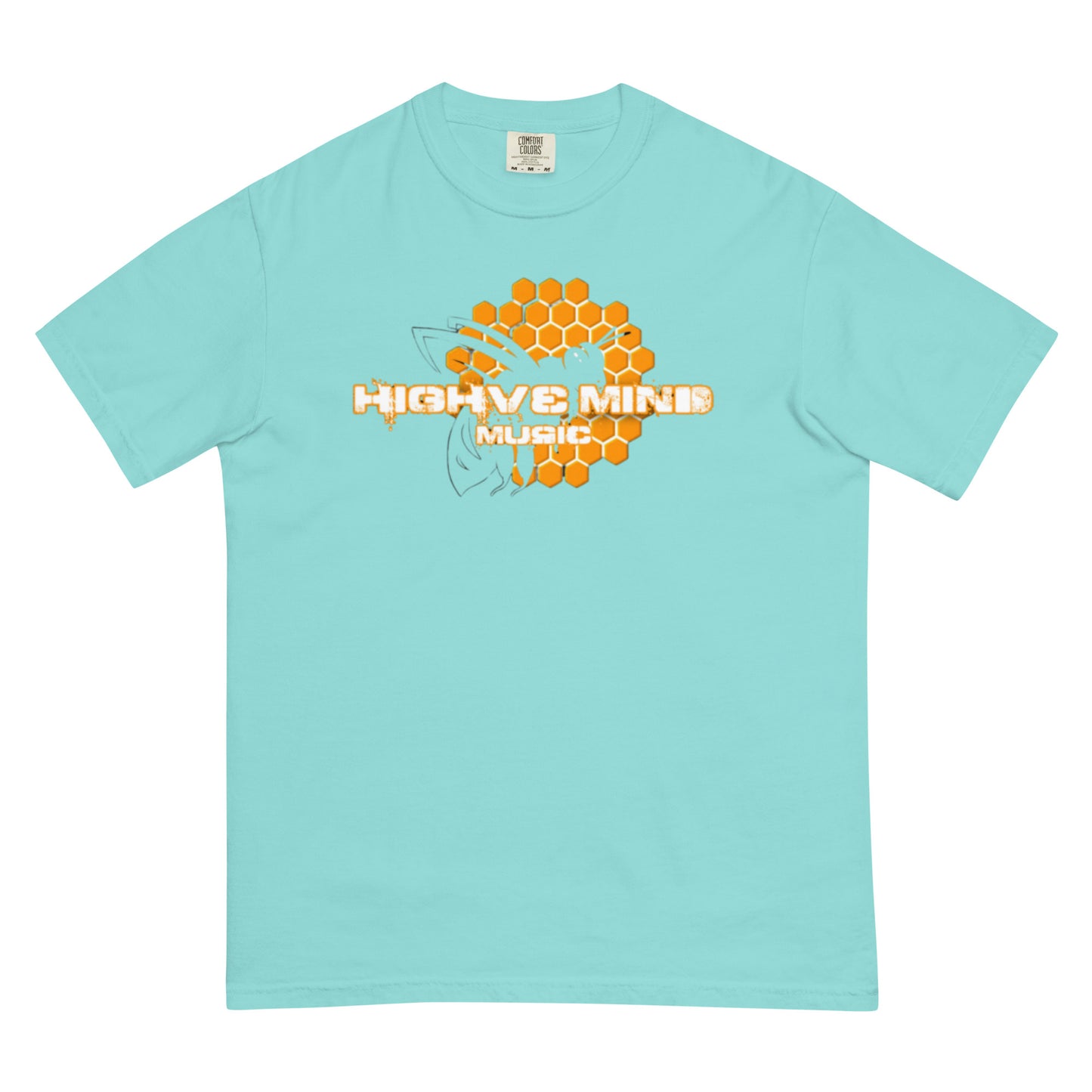 Unisex heavyweight t-shirt Classic Logo/Bee Knife on back