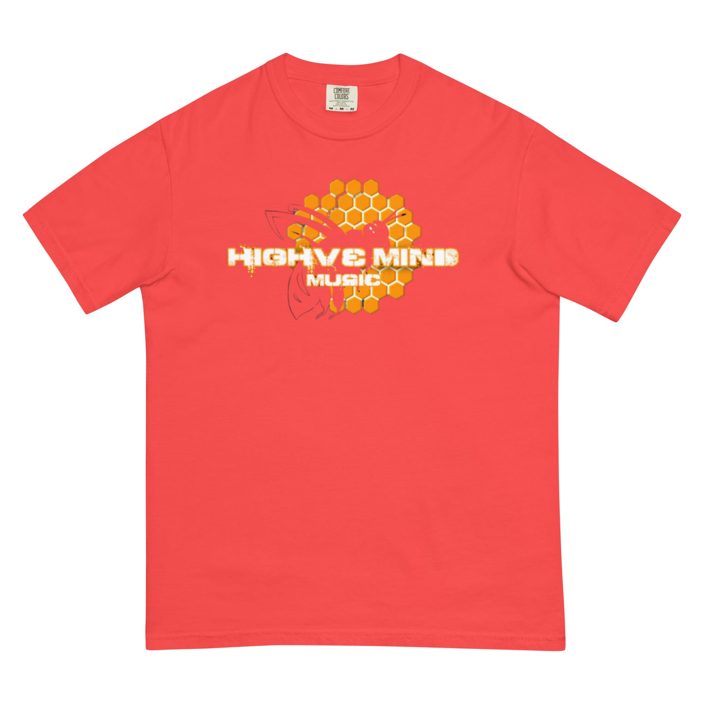 Unisex heavyweight t-shirt Classic Logo/Bee Knife on back