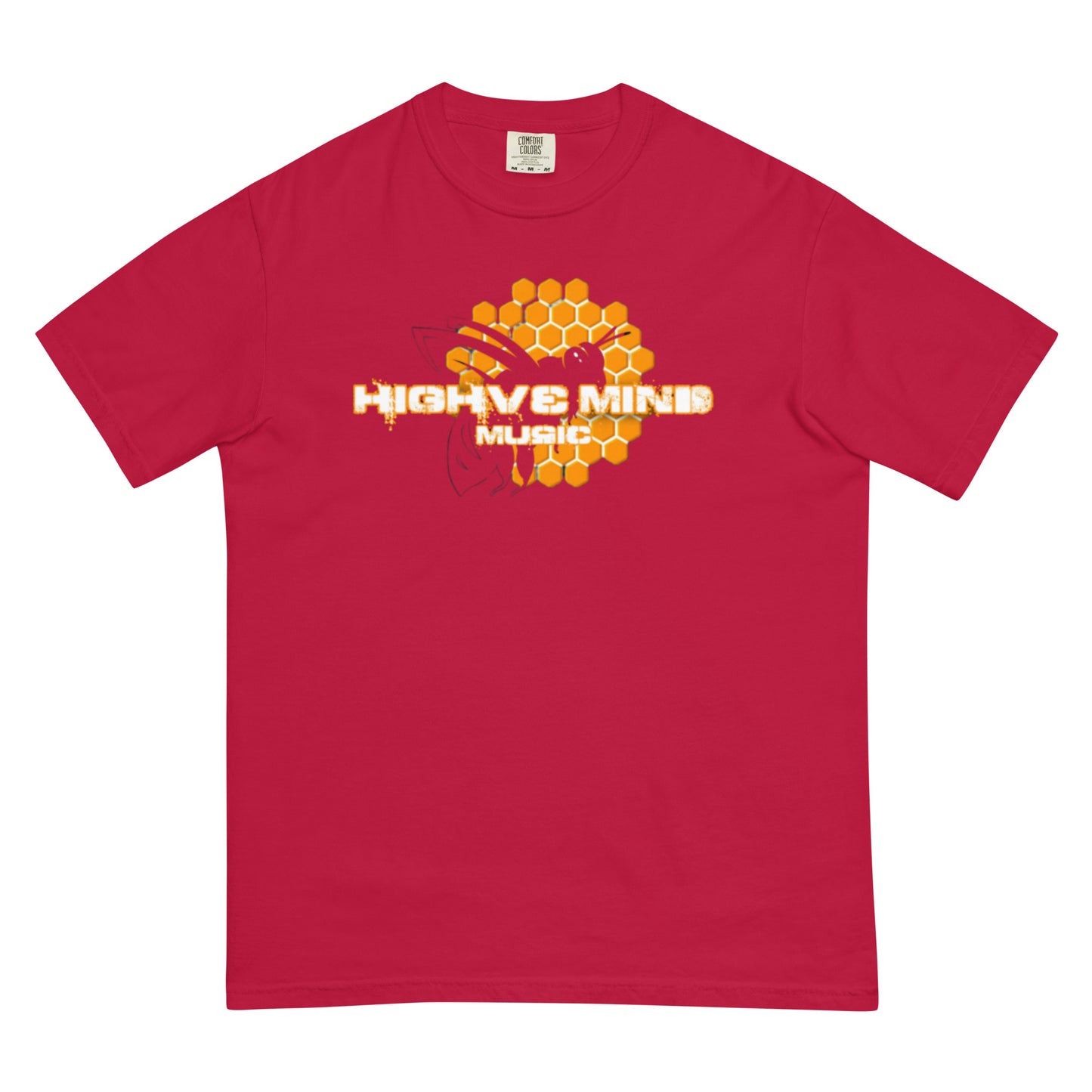 Unisex heavyweight t-shirt Classic Logo/Bee Knife on back