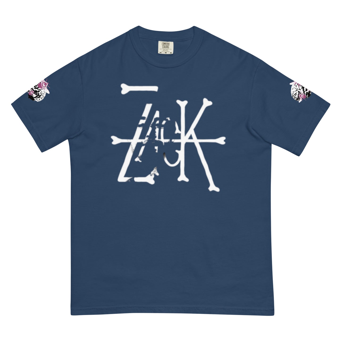 Zack Bone Tee (Bee Knife on back/Bee Brain on sleeves)