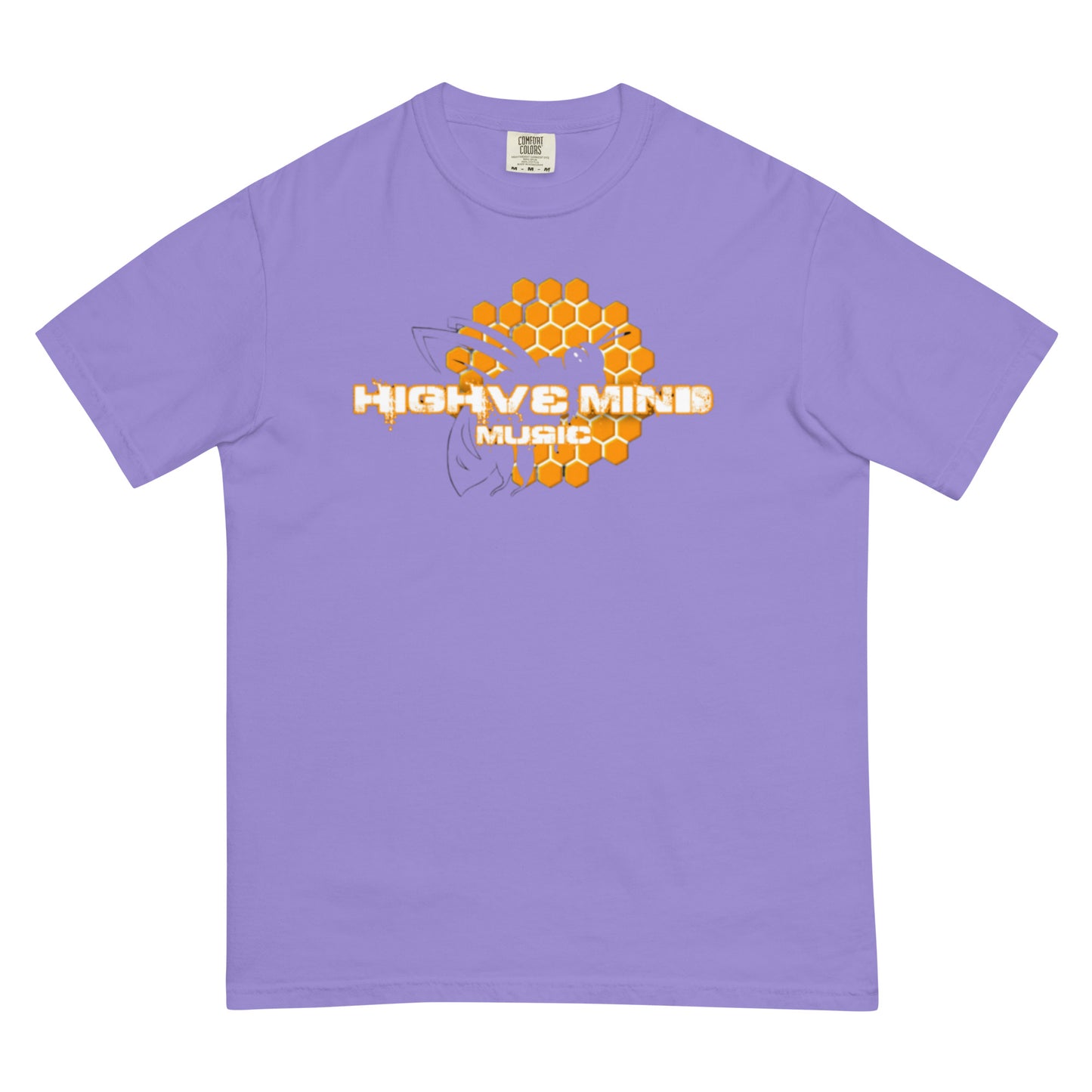 Unisex heavyweight t-shirt Classic Logo/Bee Knife on back