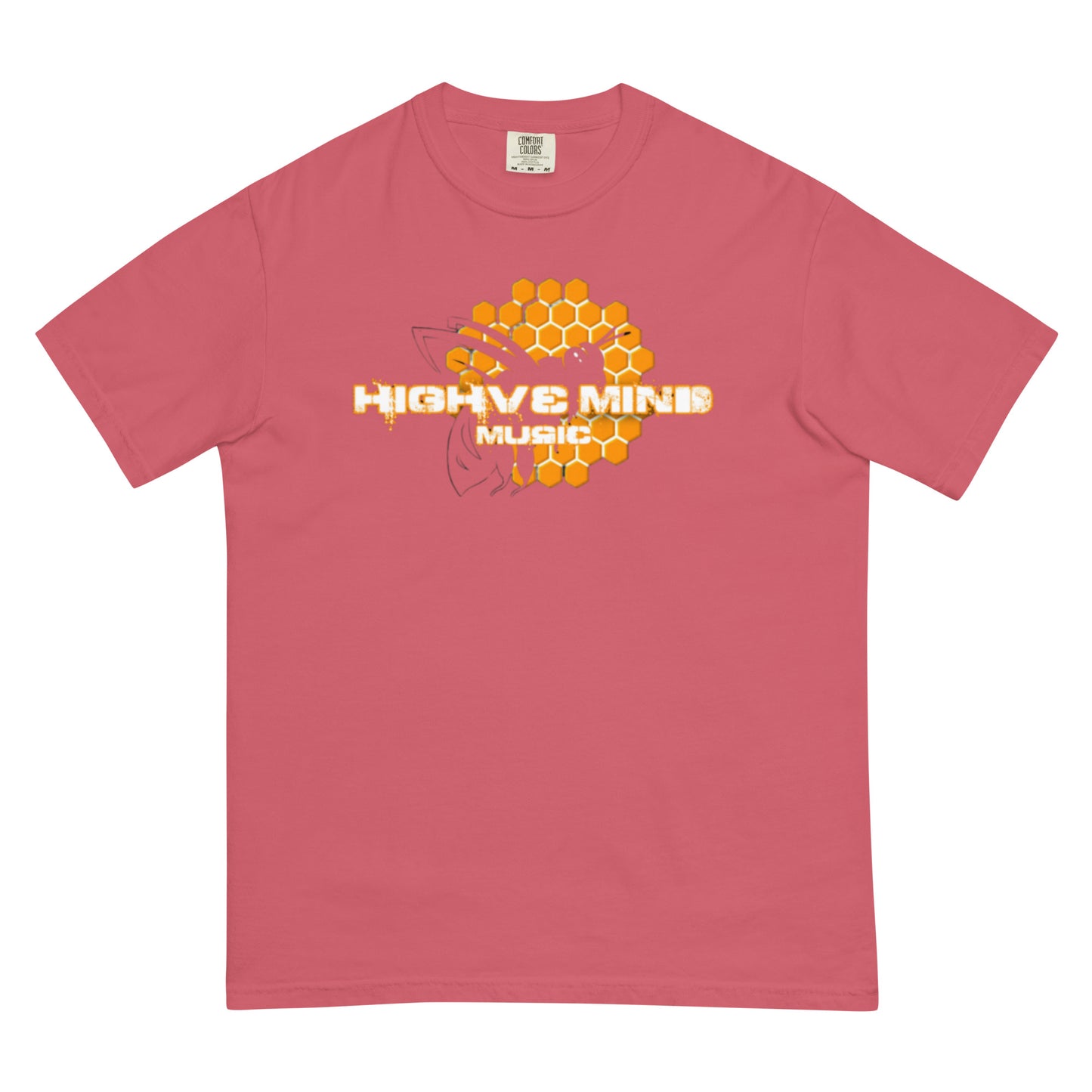 Unisex heavyweight t-shirt Classic Logo/Bee Knife on back