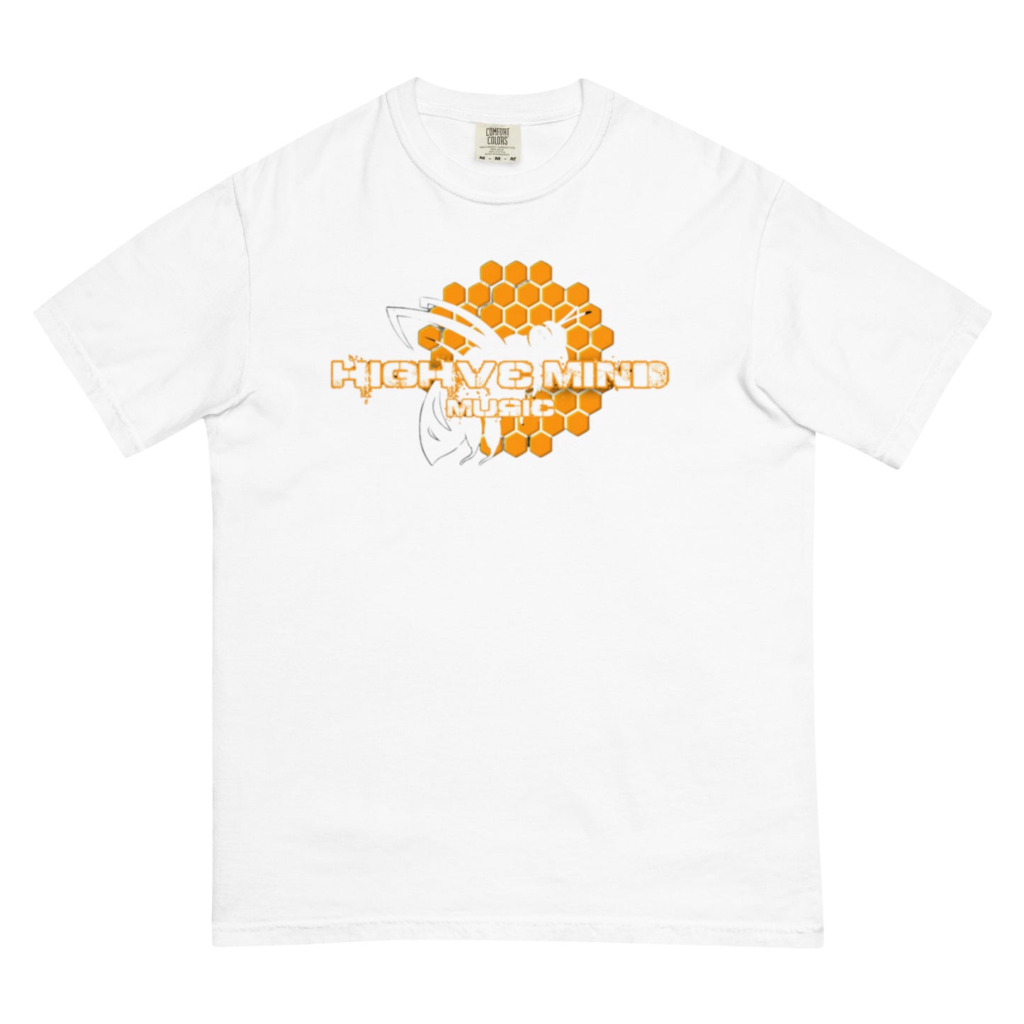 Unisex heavyweight t-shirt Classic Logo/Bee Knife on back