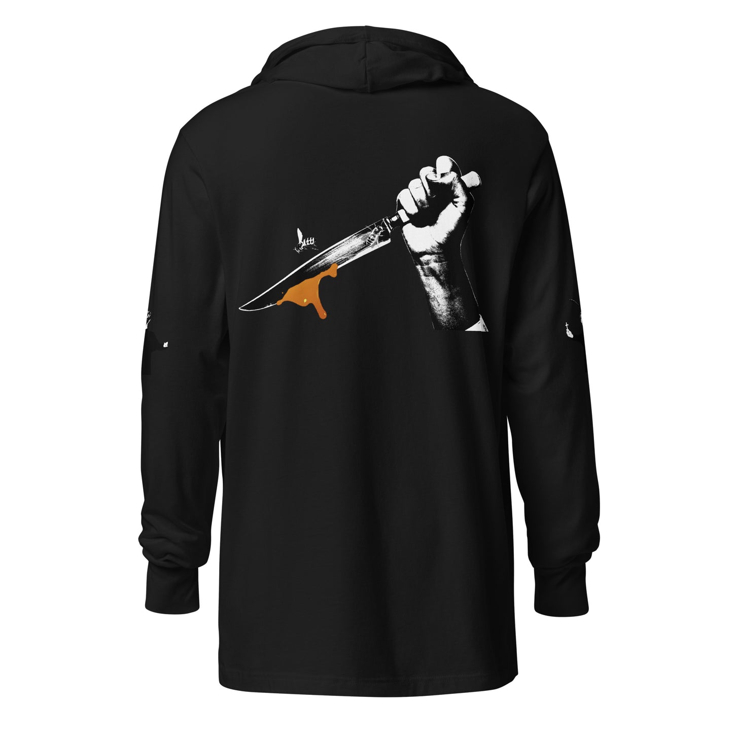 Classic Zack Bone Hooded long-sleeve tee