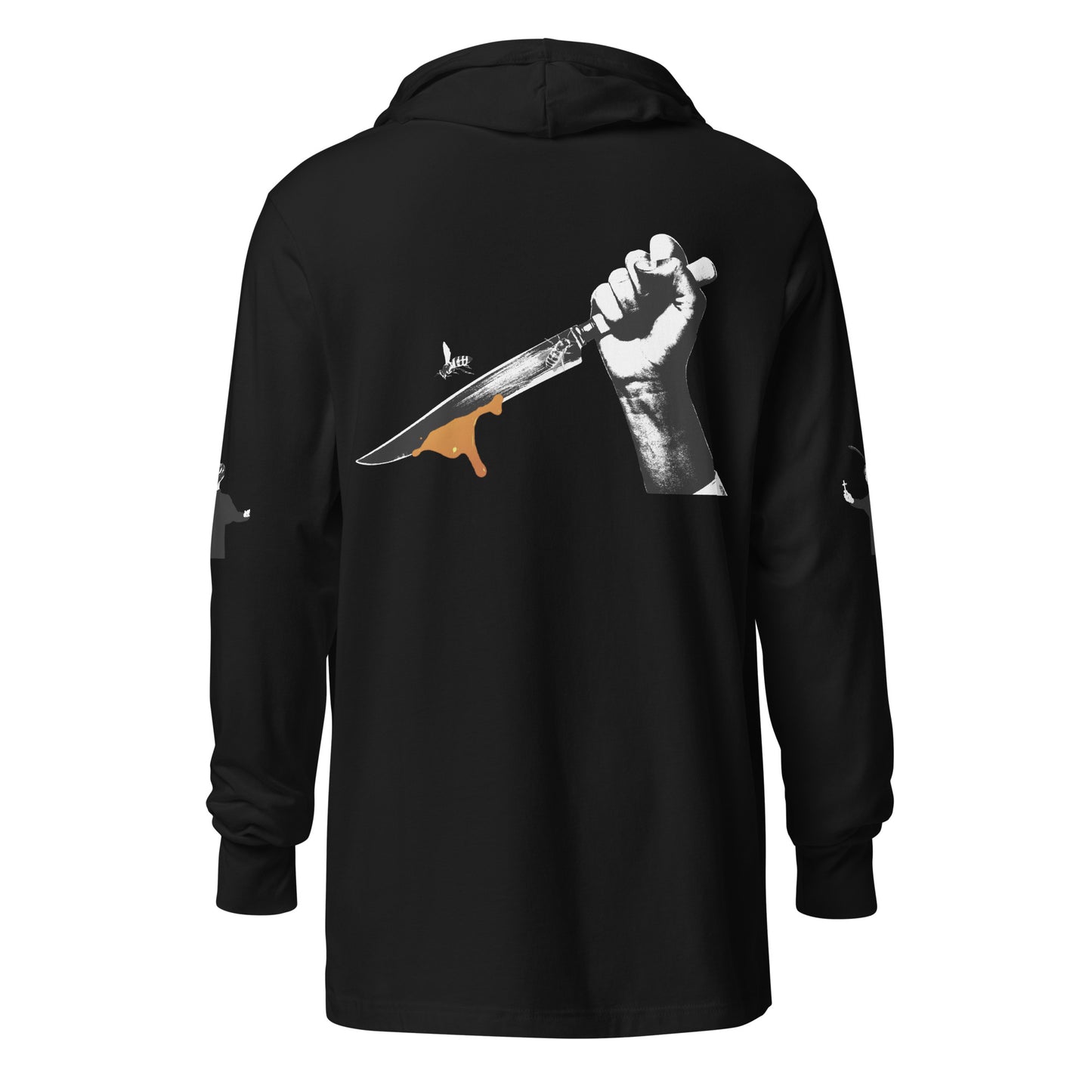 Zack Bone Knighted Hooded long-sleeve tee