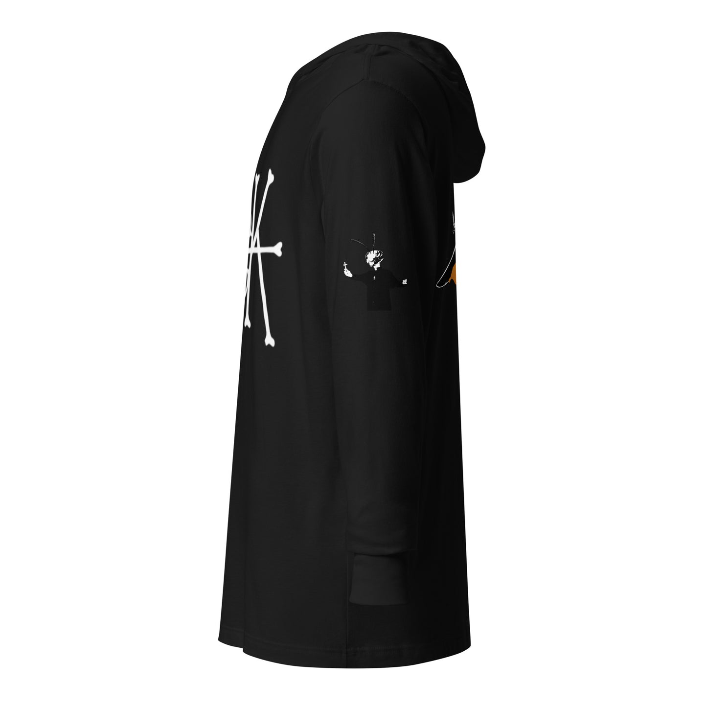 Classic Zack Bone Hooded long-sleeve tee