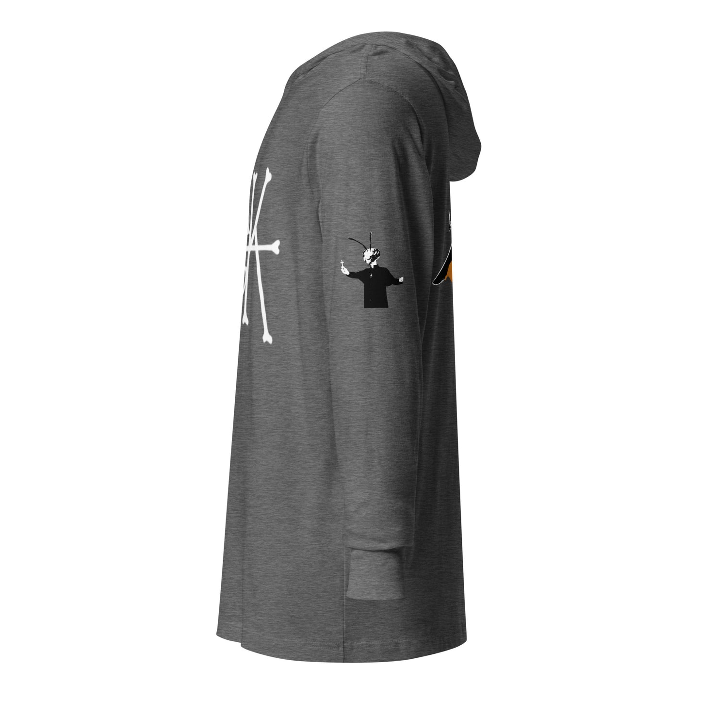 Classic Zack Bone Hooded long-sleeve tee