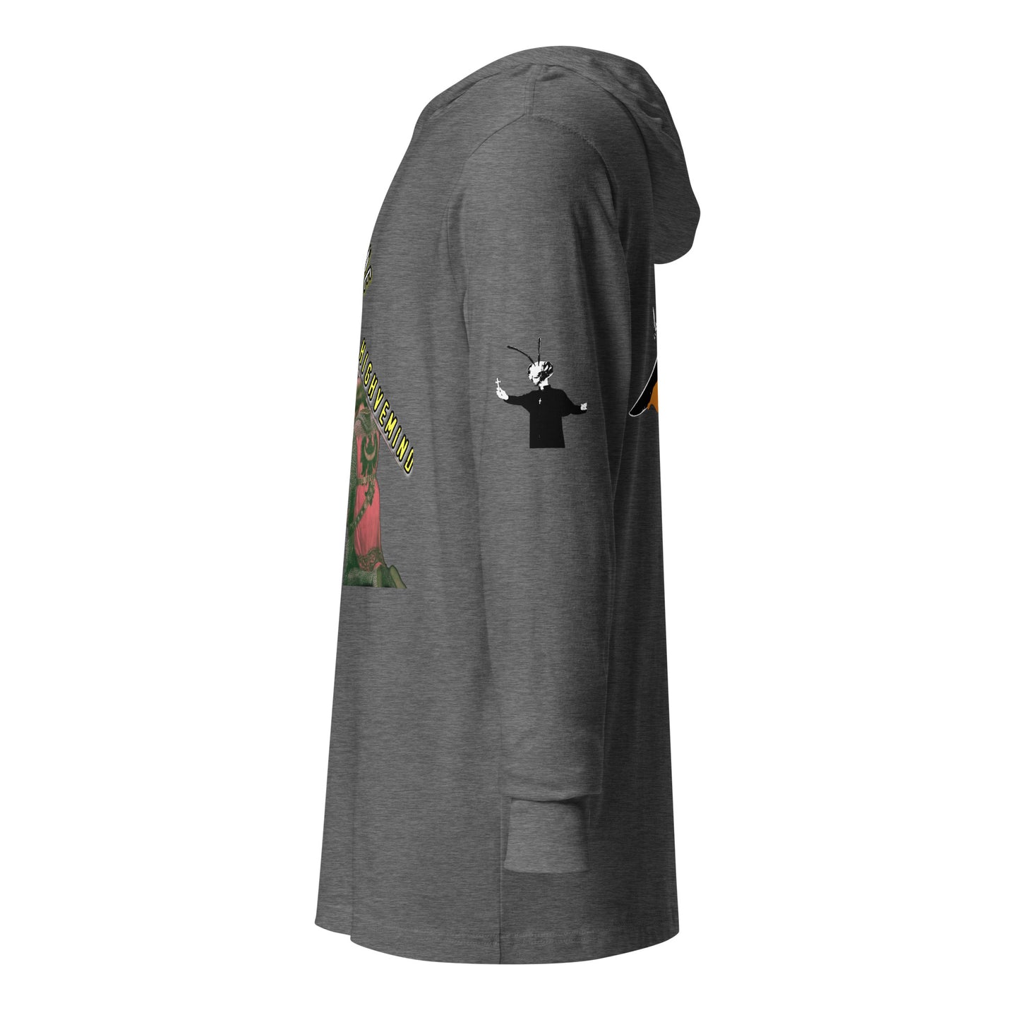 Zack Bone Knighted Hooded long-sleeve tee