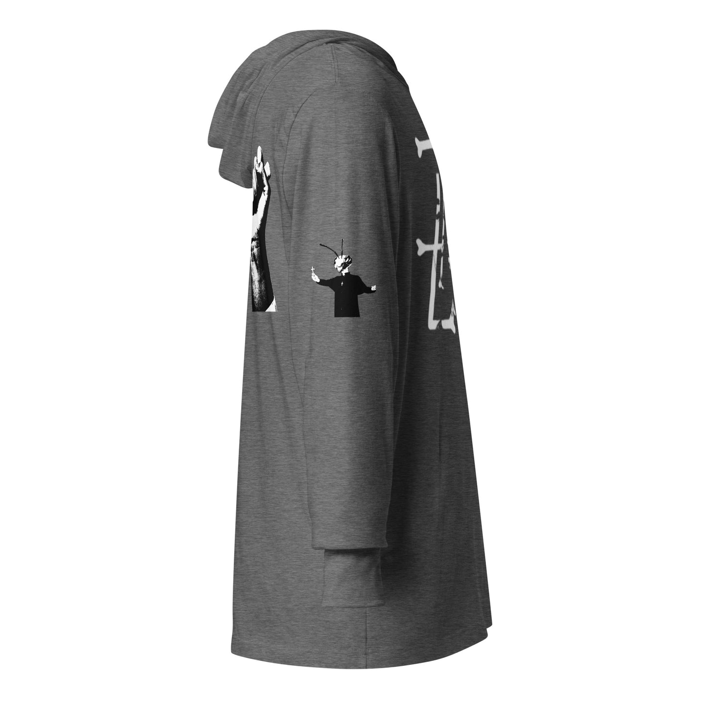 Classic Zack Bone Hooded long-sleeve tee
