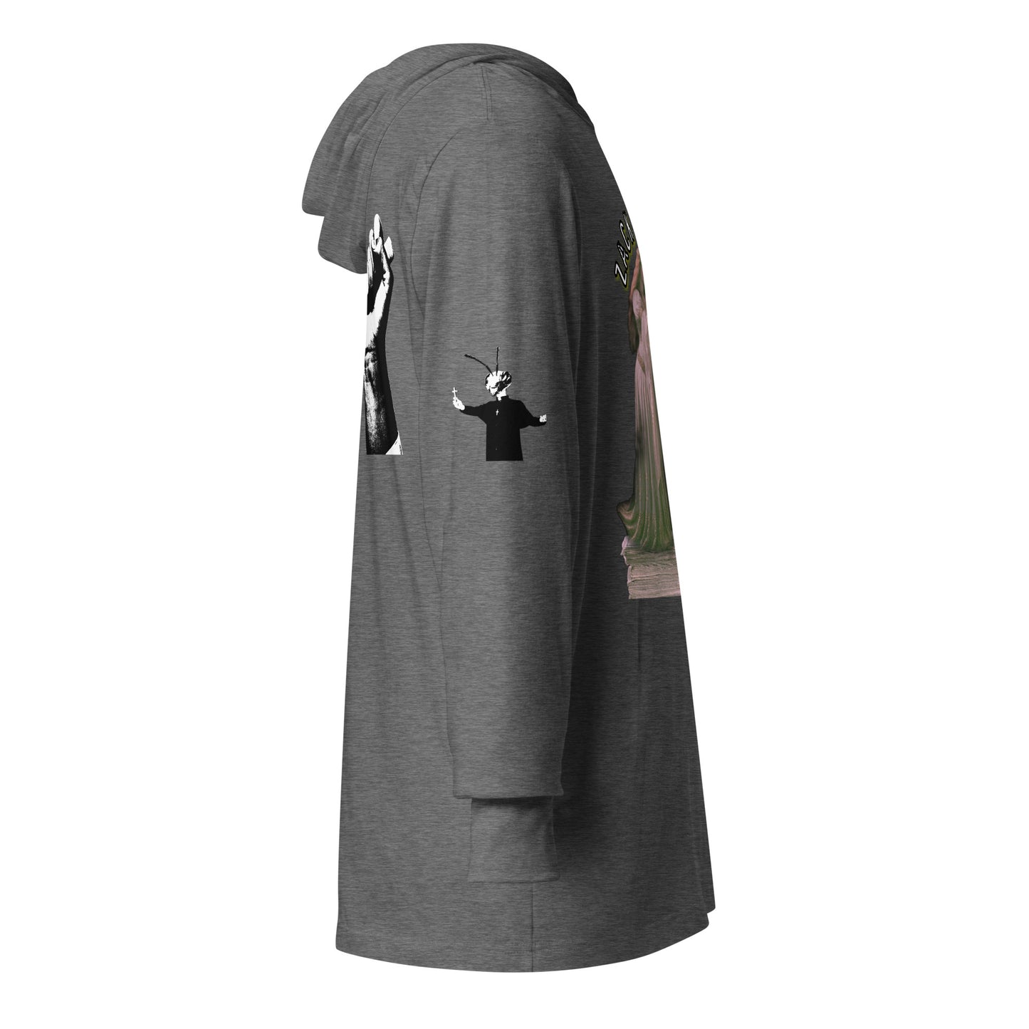 Zack Bone Knighted Hooded long-sleeve tee
