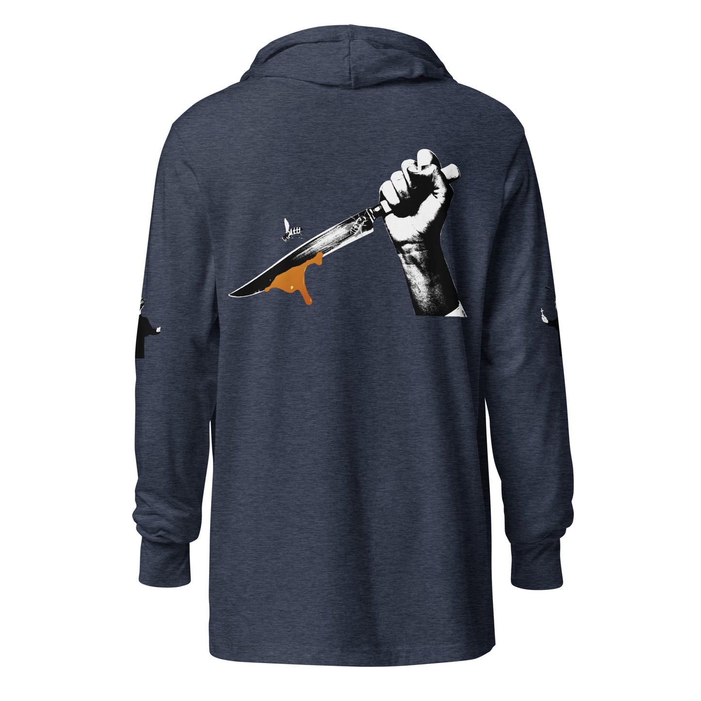 Classic Zack Bone Hooded long-sleeve tee
