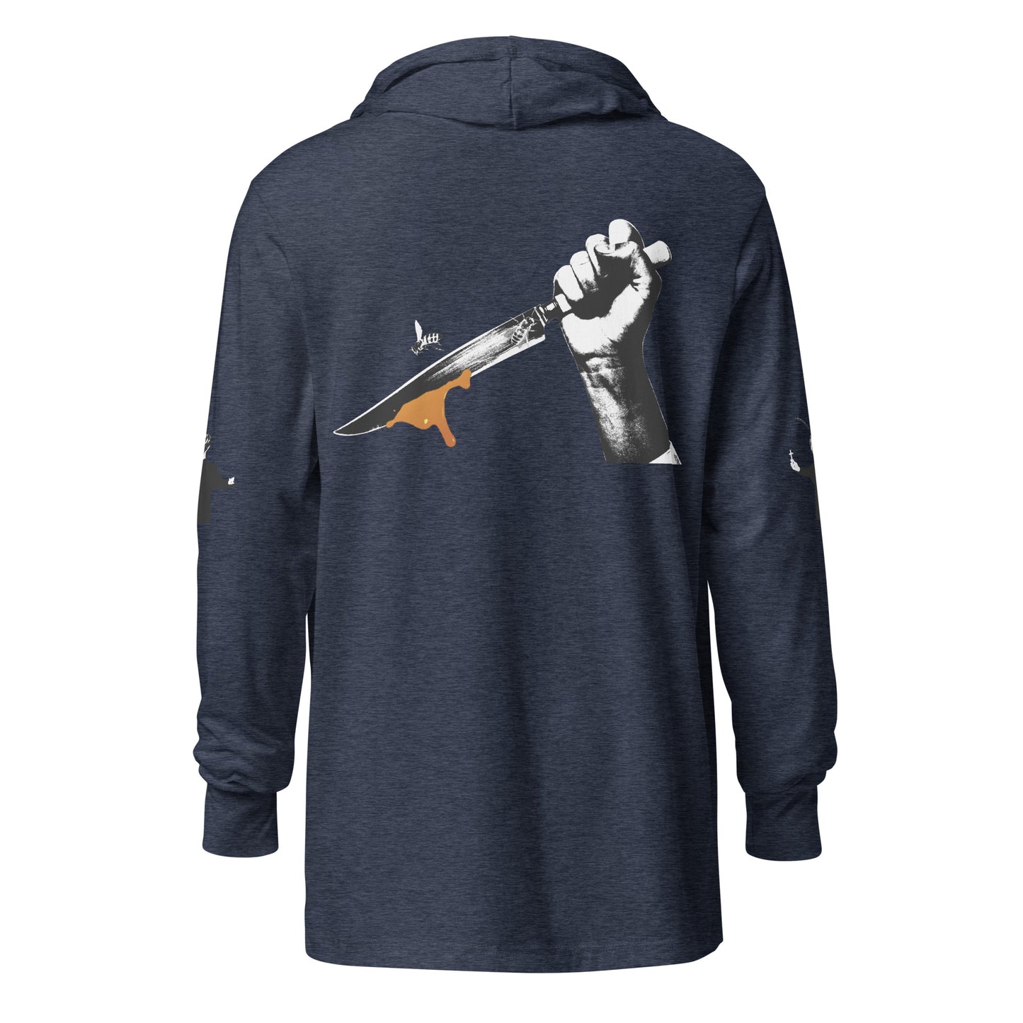 Zack Bone Knighted Hooded long-sleeve tee