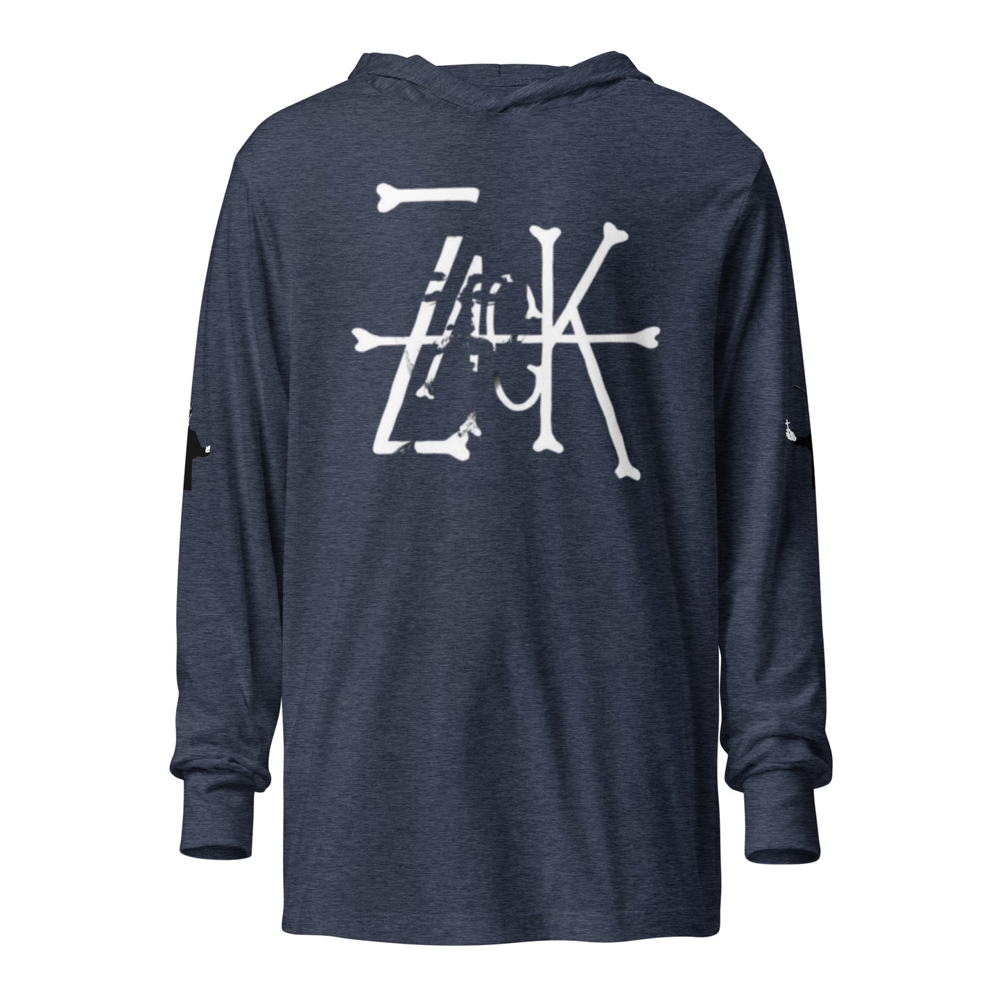 Classic Zack Bone Hooded long-sleeve tee
