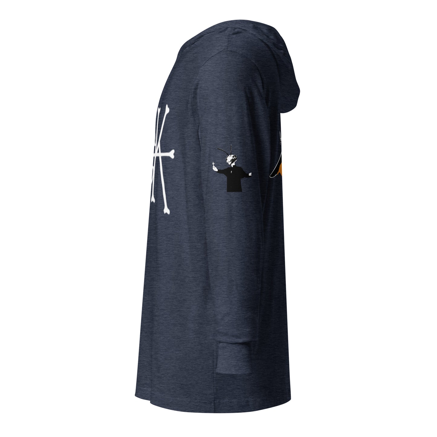 Classic Zack Bone Hooded long-sleeve tee