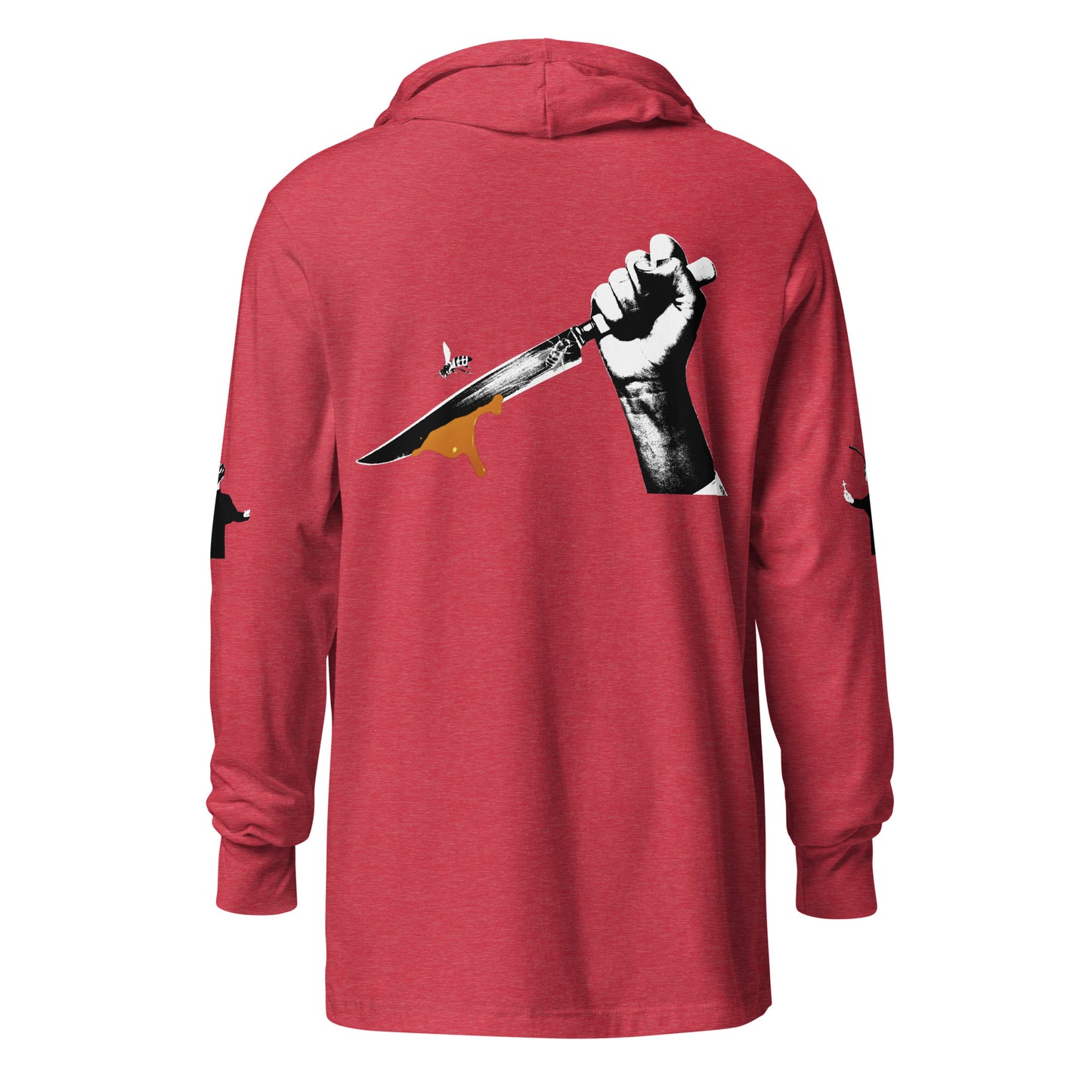 Zack Bone Knighted Hooded long-sleeve tee