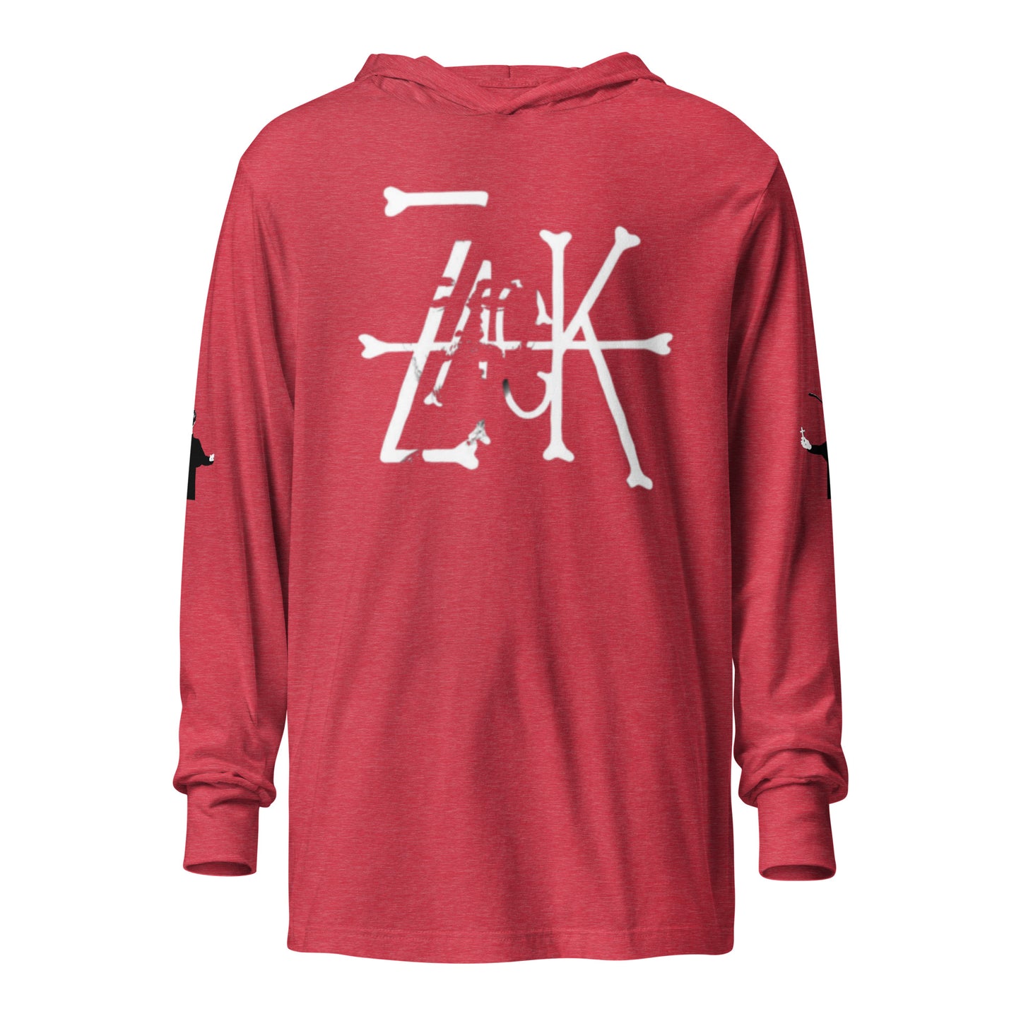 Classic Zack Bone Hooded long-sleeve tee