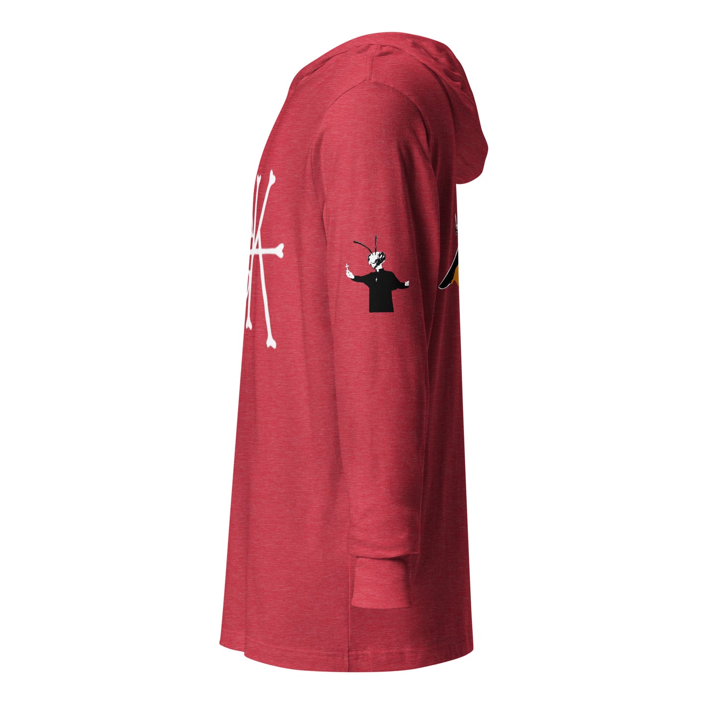 Classic Zack Bone Hooded long-sleeve tee