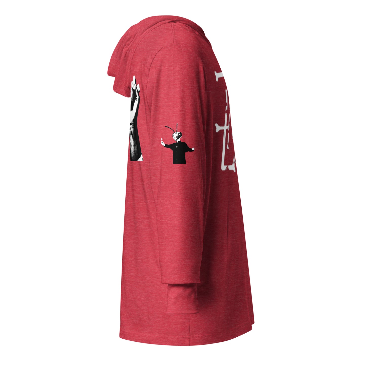 Classic Zack Bone Hooded long-sleeve tee