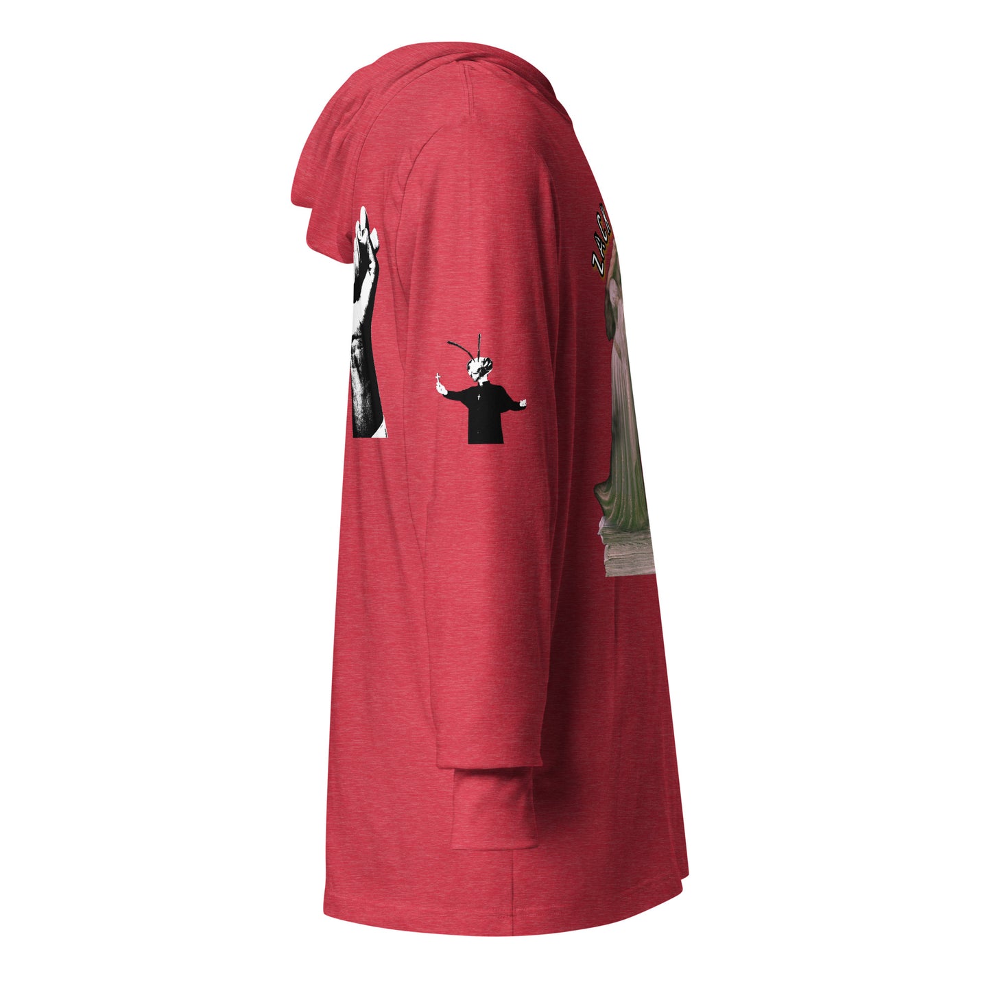 Zack Bone Knighted Hooded long-sleeve tee