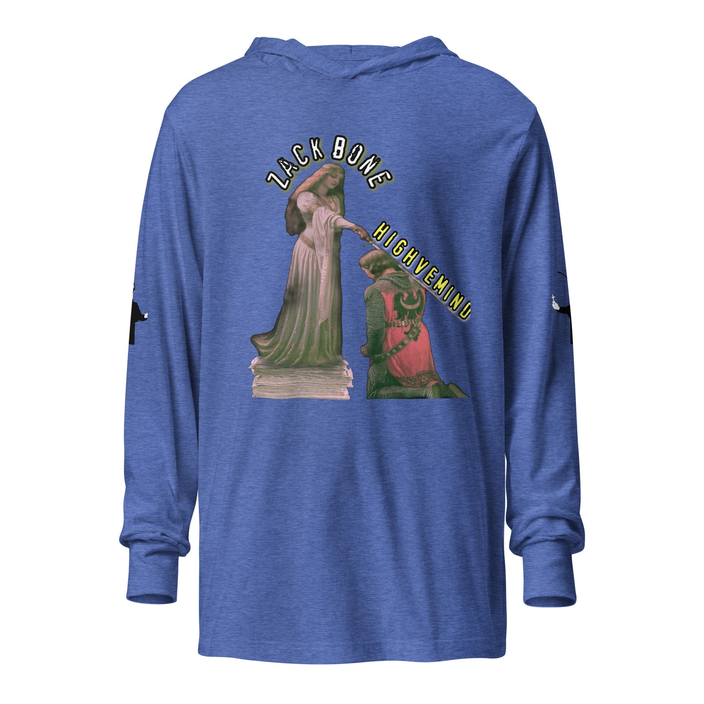 Zack Bone Knighted Hooded long-sleeve tee