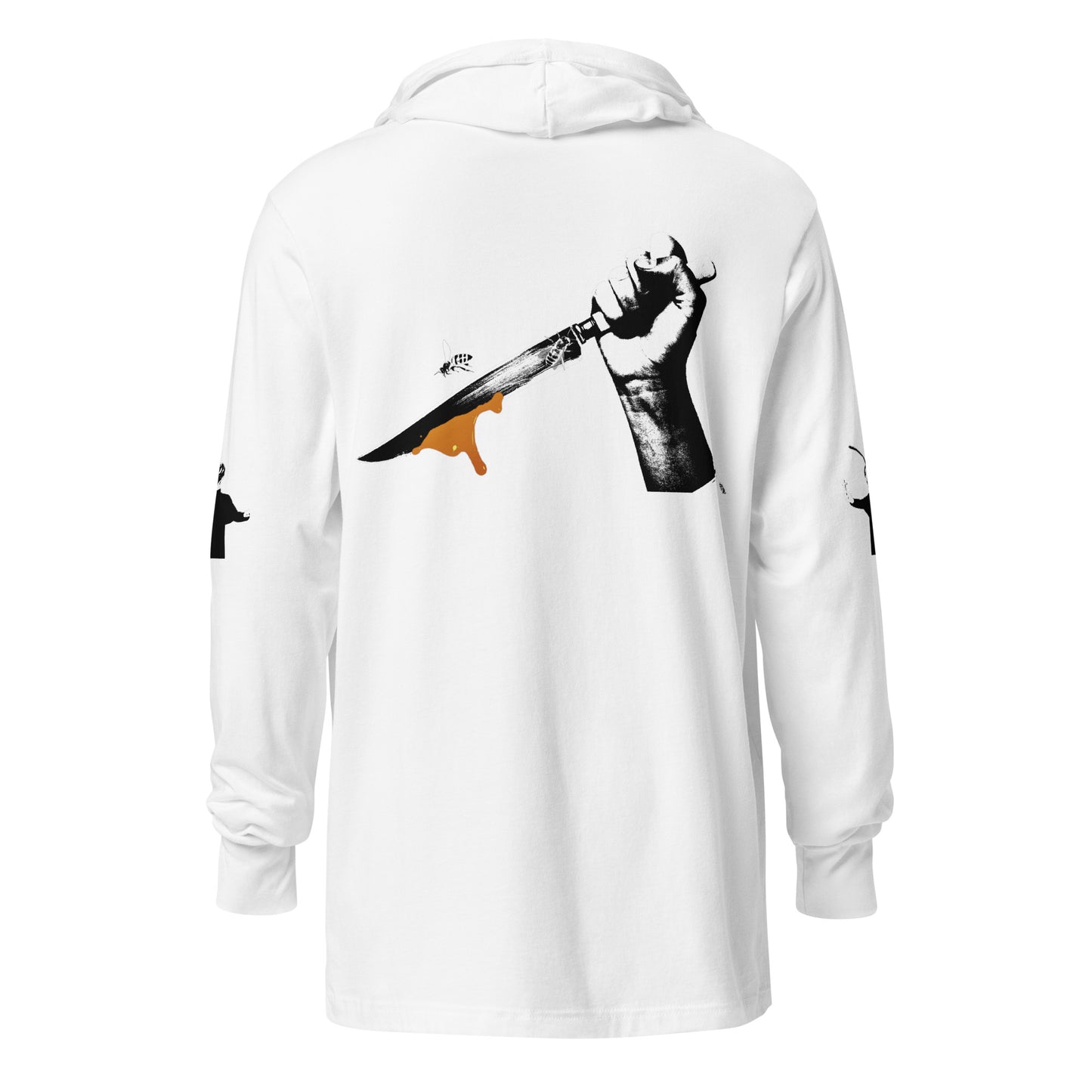 Classic Zack Bone Hooded long-sleeve tee
