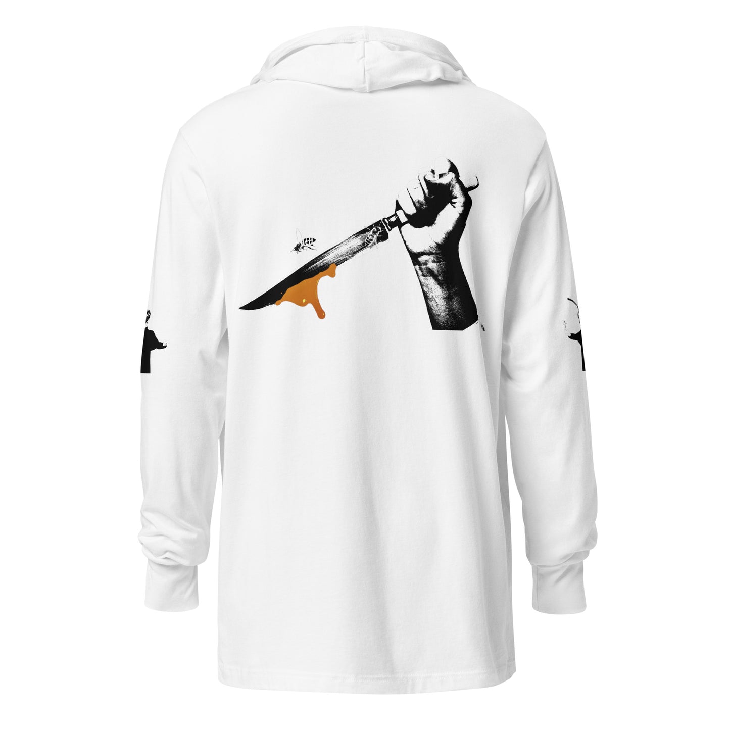 Zack Bone Knighted Hooded long-sleeve tee