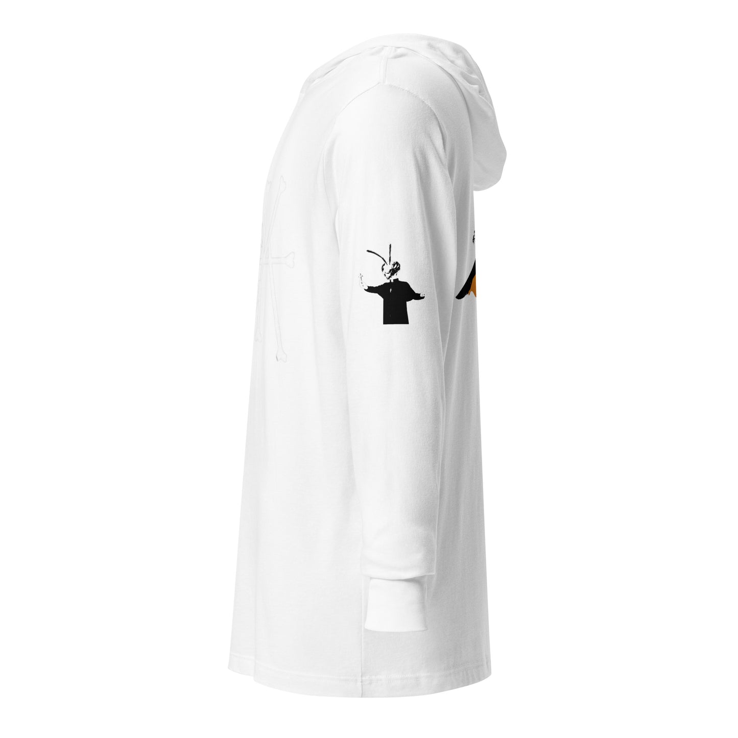 Classic Zack Bone Hooded long-sleeve tee
