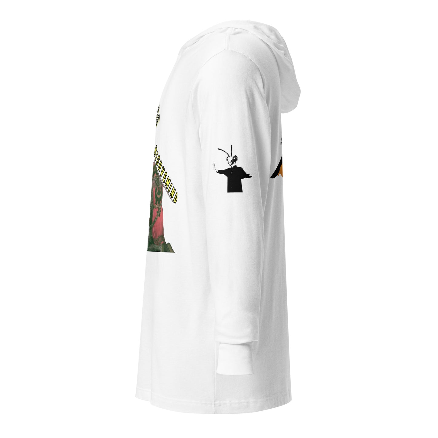 Zack Bone Knighted Hooded long-sleeve tee