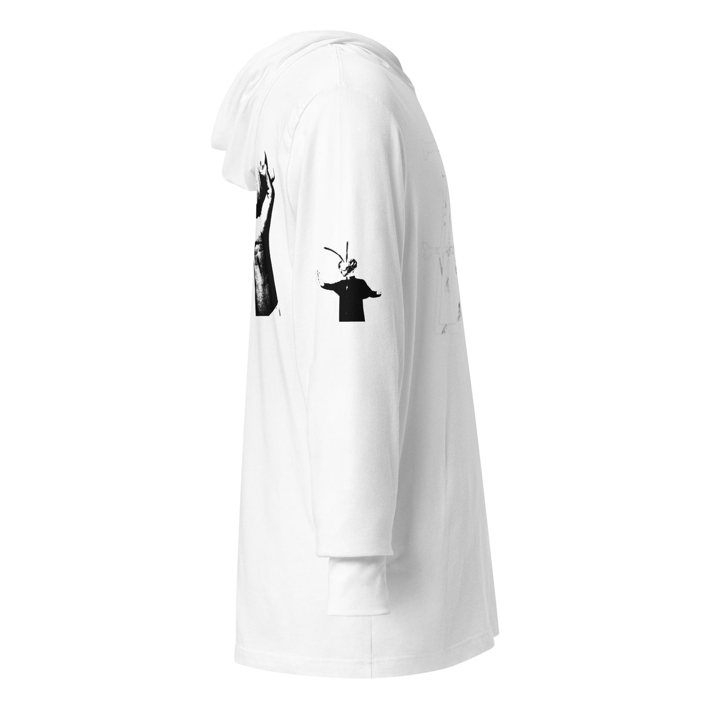 Classic Zack Bone Hooded long-sleeve tee