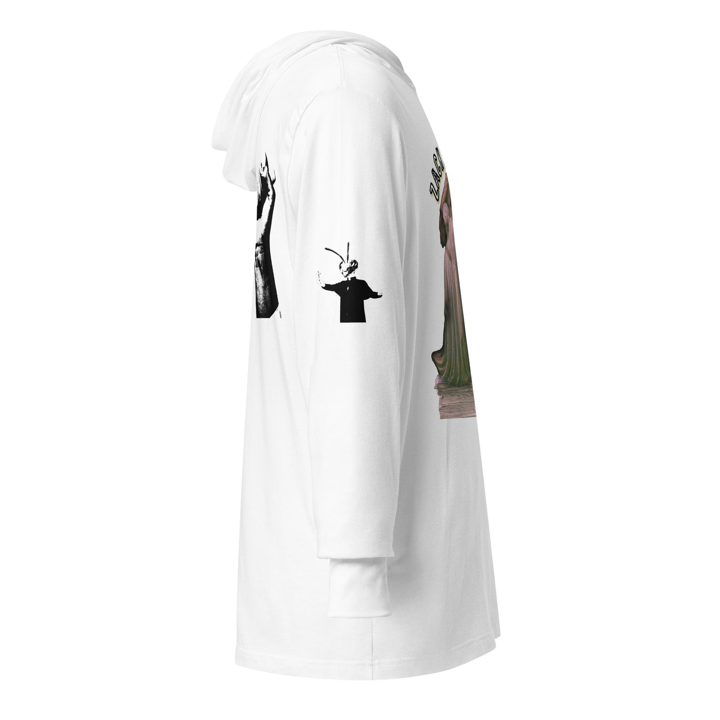 Zack Bone Knighted Hooded long-sleeve tee