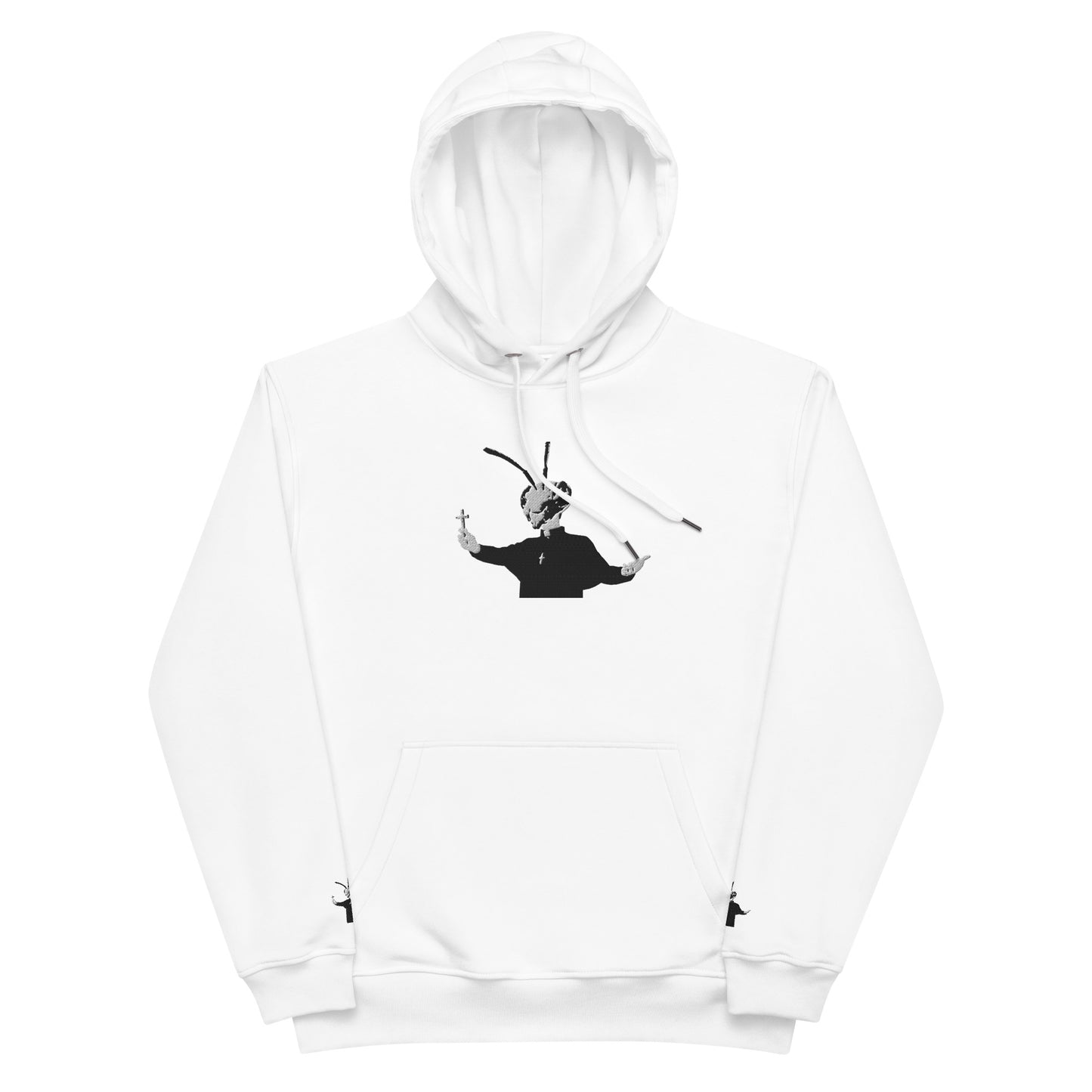 Premium Embroidered Bee Priest hoodie