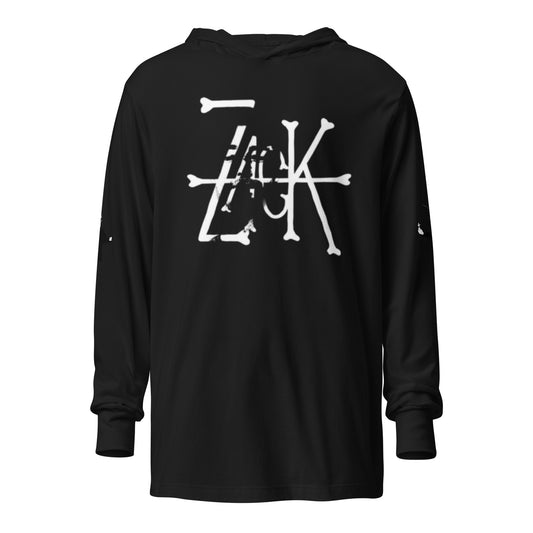 Classic Zack Bone Hooded long-sleeve tee