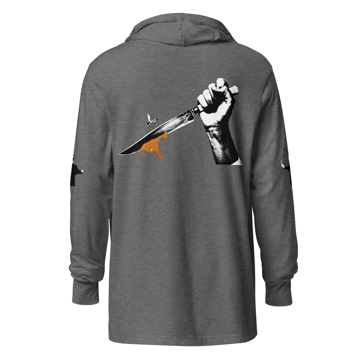 Zack Bone Knighted Hooded long-sleeve tee