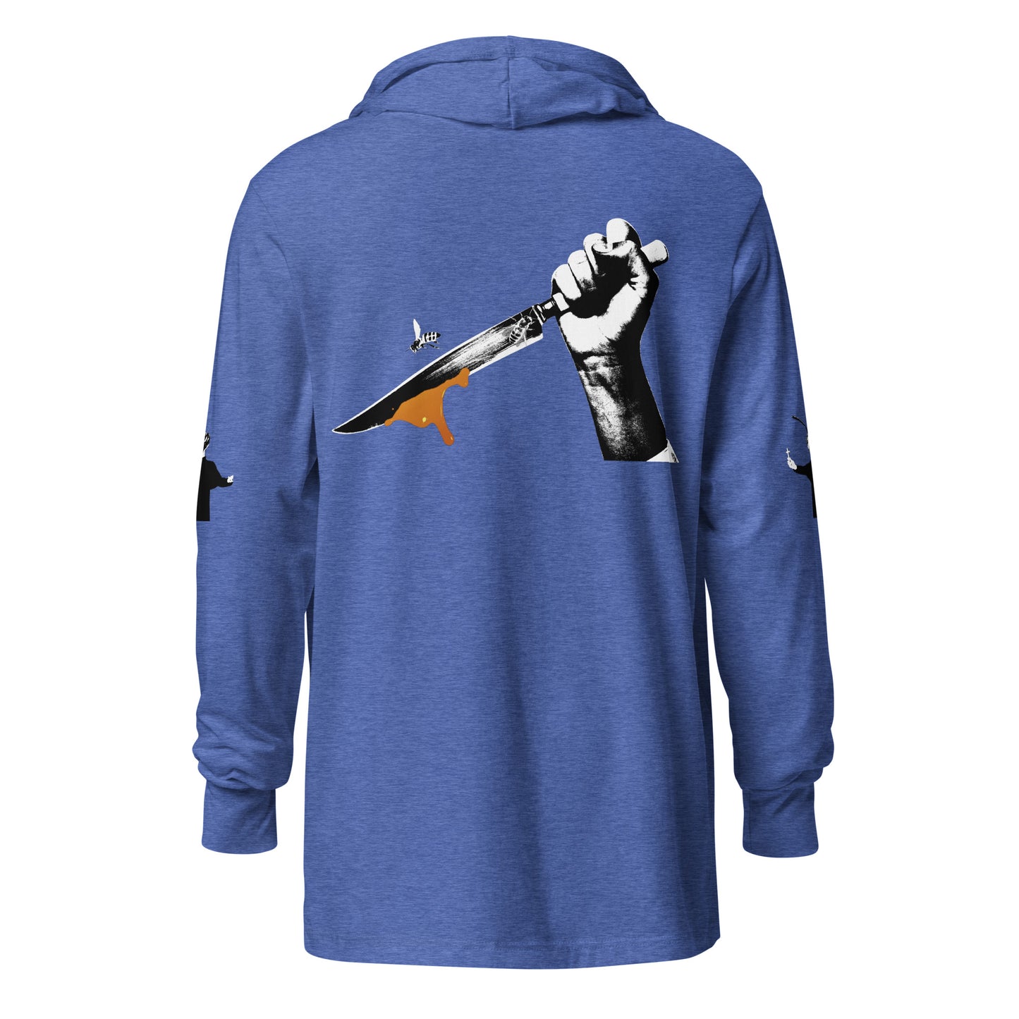 Zack Bone Knighted Hooded long-sleeve tee